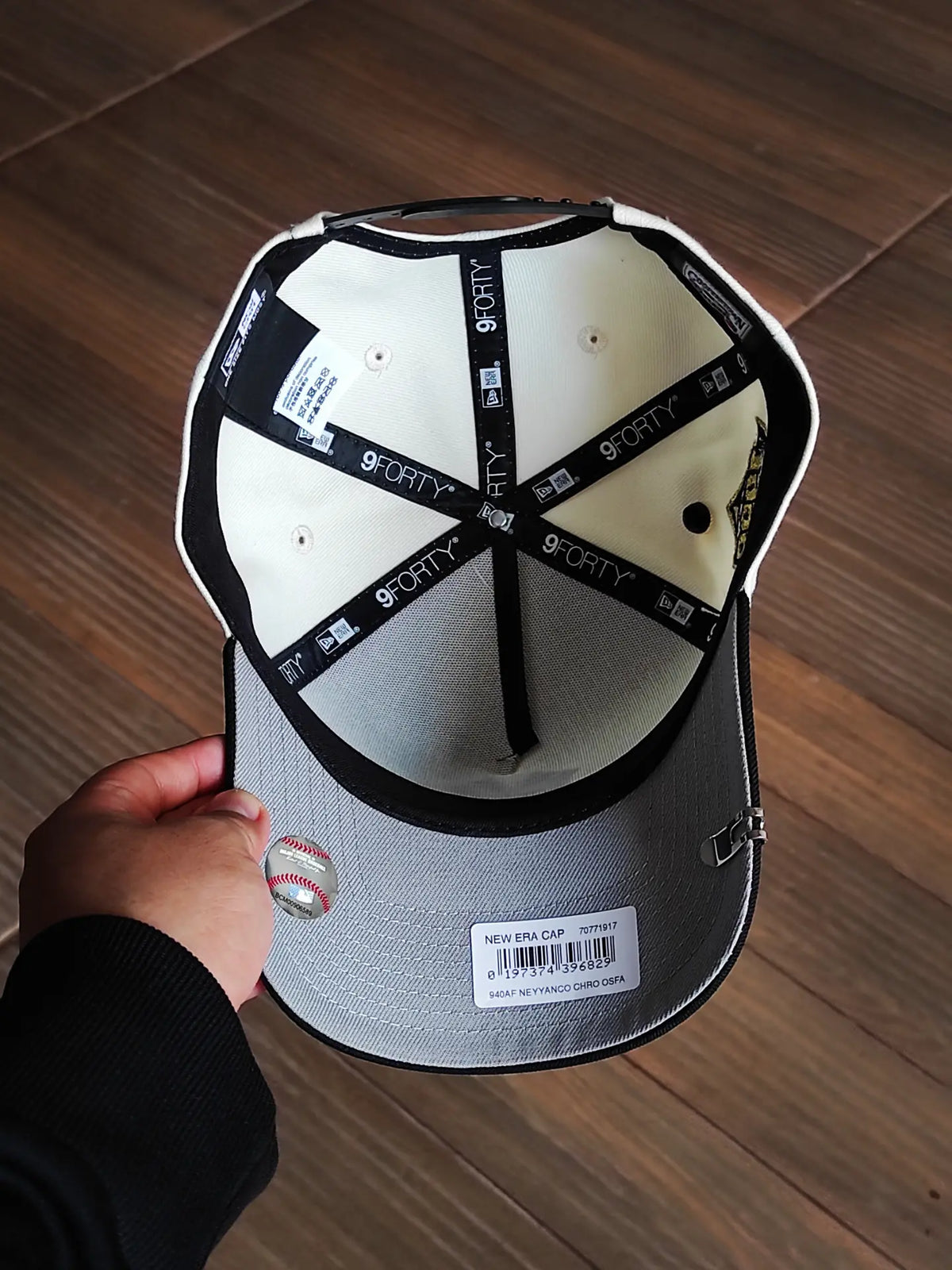New era 9forty a-frame new york yankees world series 1999 two tone / grey uv snapback