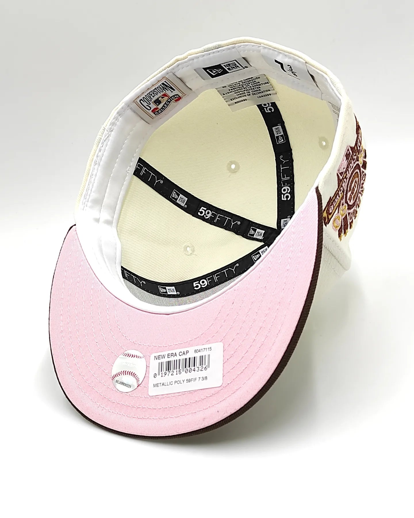 New Era chicago cubs all star game 1990 metallic platinum two tone edition 59fifty fitted hat