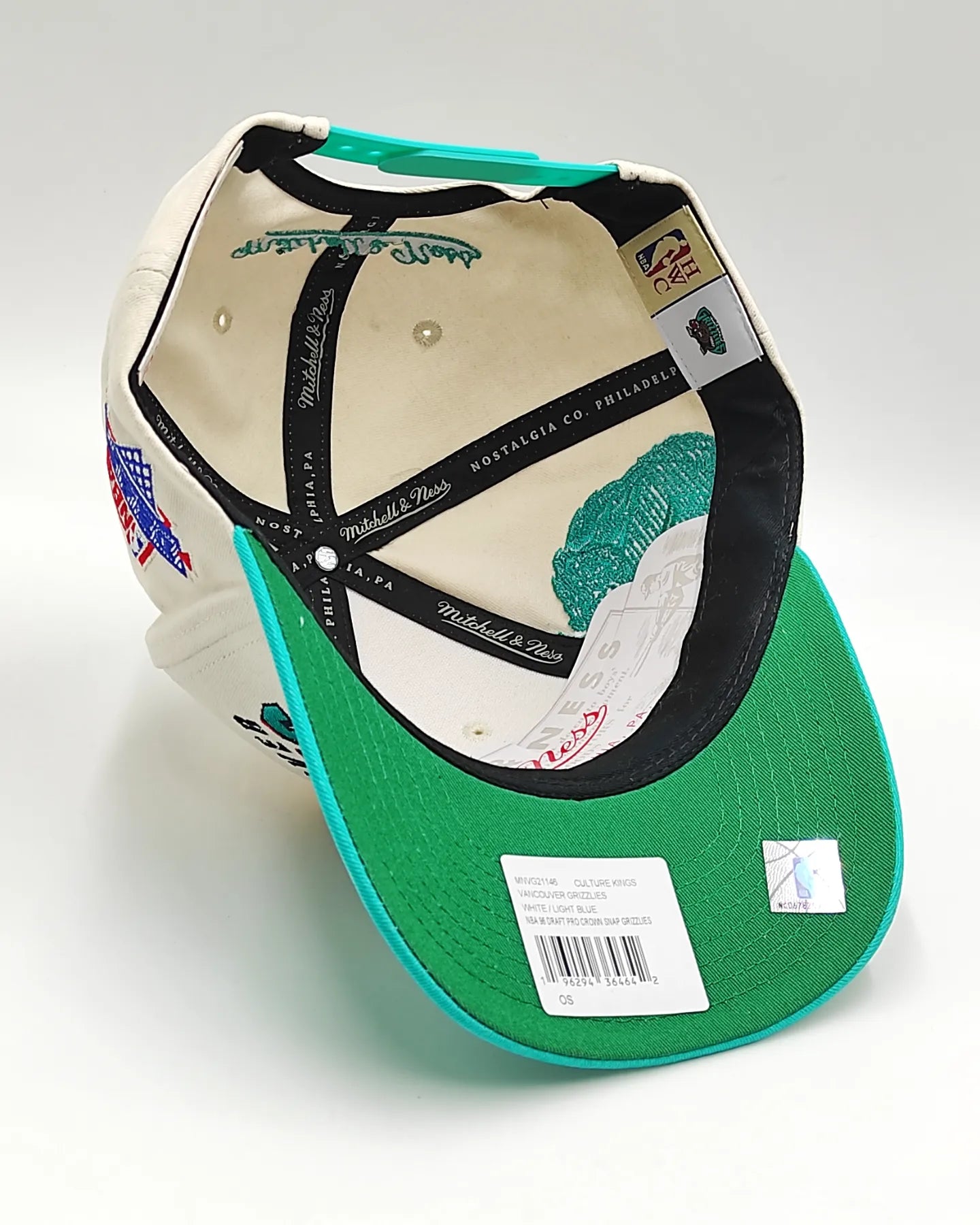 Mitchell And ness Vancouver Grizzlies '96 Draft' Pro Crown Snapback