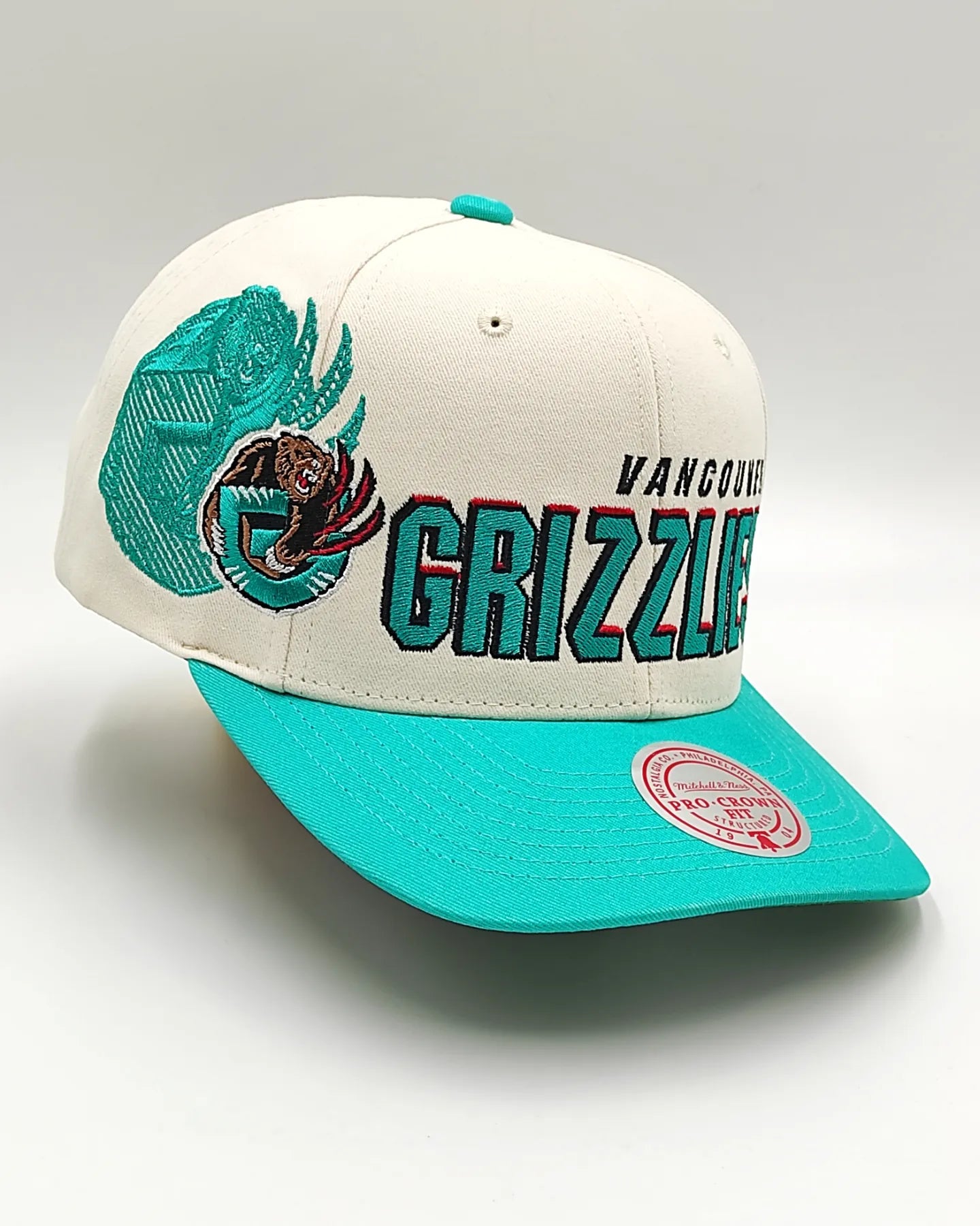 Mitchell & Ness Vancouver Grizzlies '96 Draft' Pro Crown Snapback Off