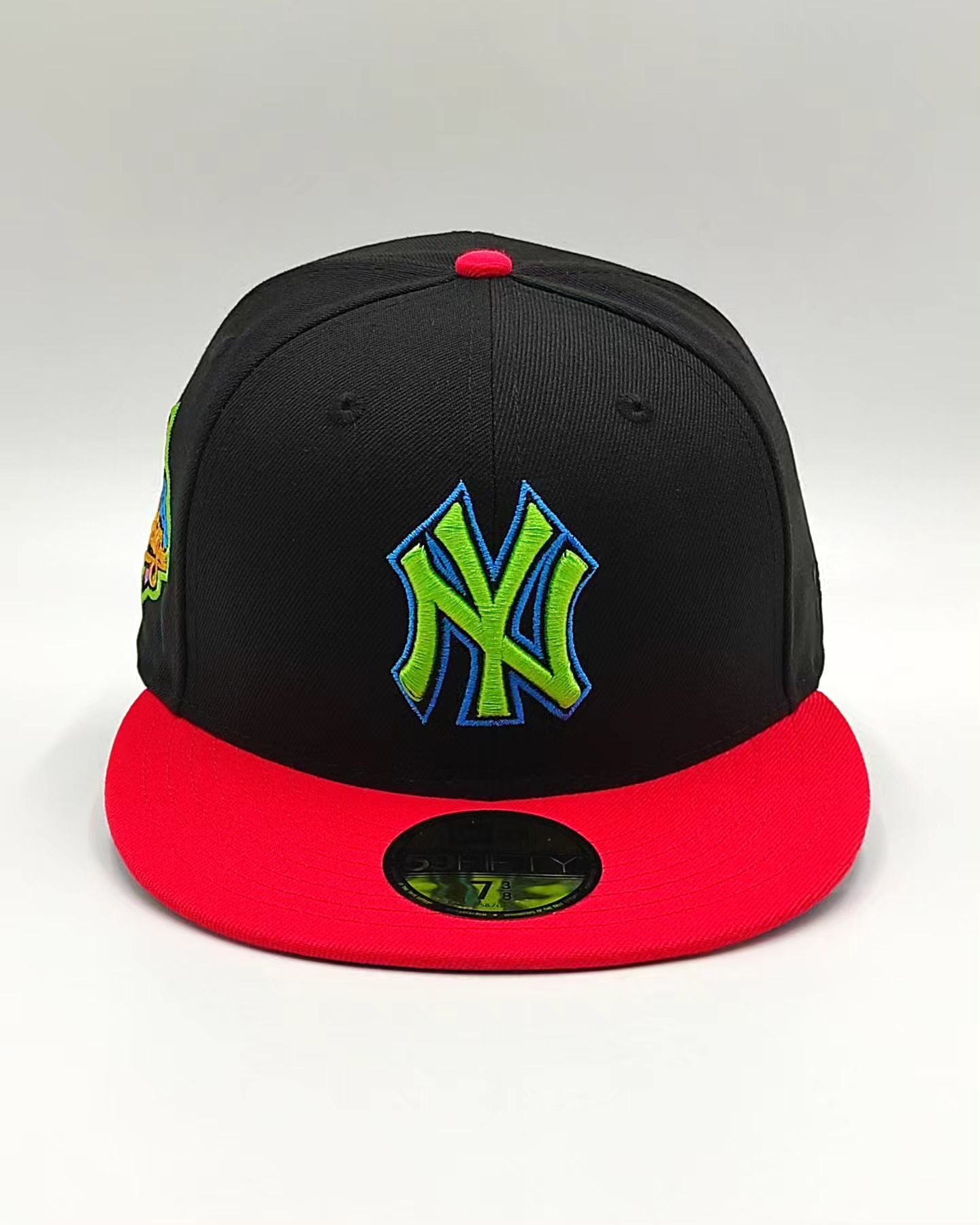New Era 59Fifty Hat Weels New York Yankees 1999 world series patch hat - black infrared