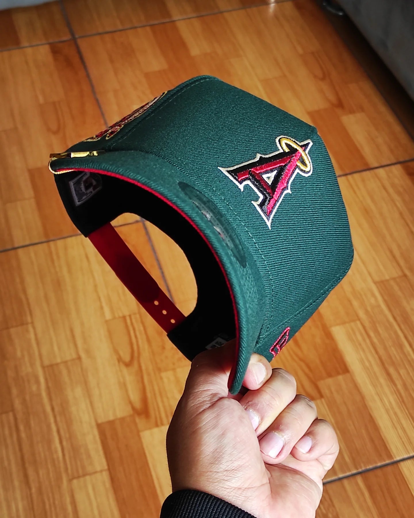 New Era Anaheim Angels 50th aniversario dark green 9FORTY A-FRAME SNAPBACK
