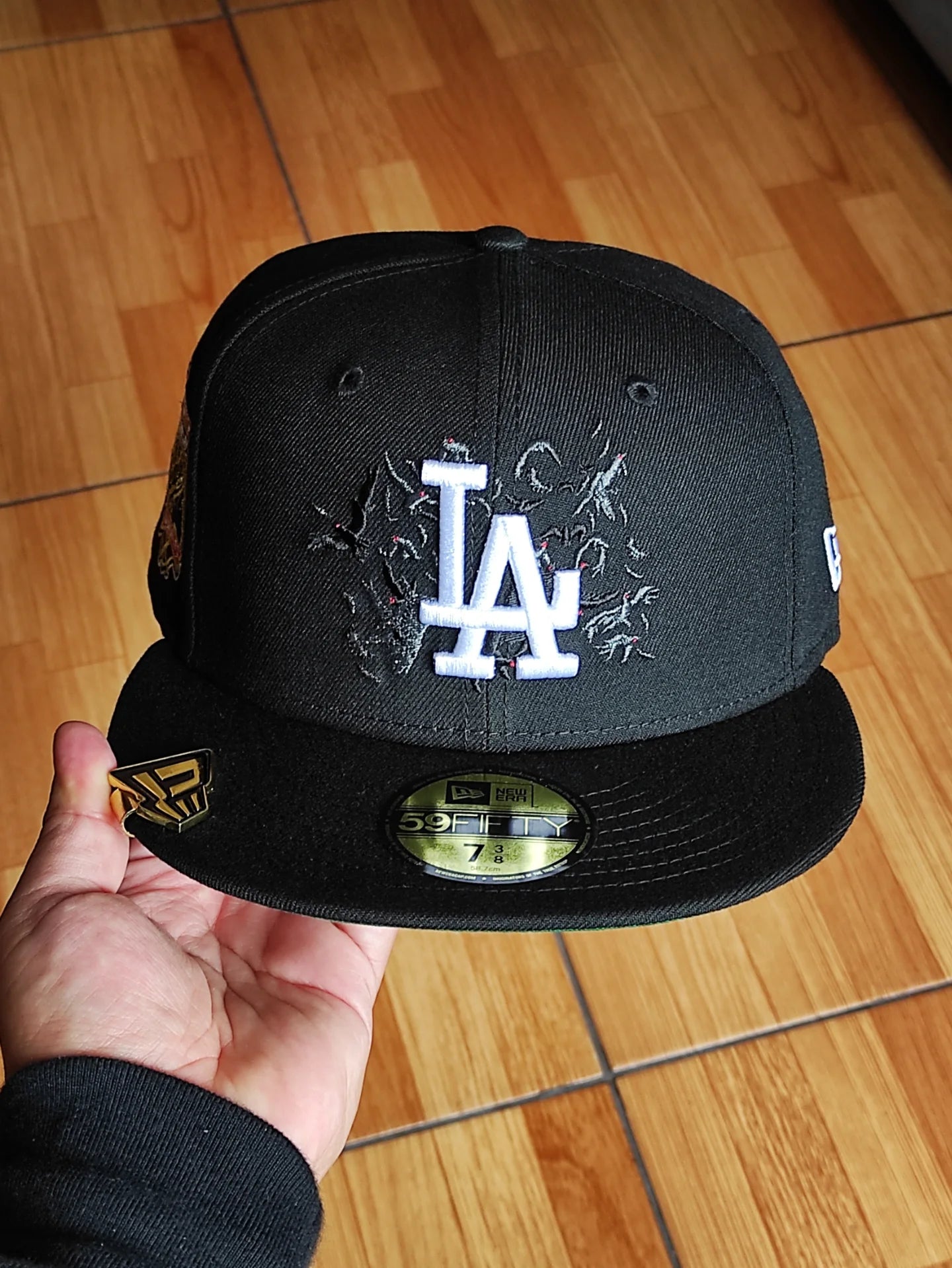 New Era Los Angeles Dodgers 40th Anniversary Black Crows Edition 59Fifty Fitted Hat