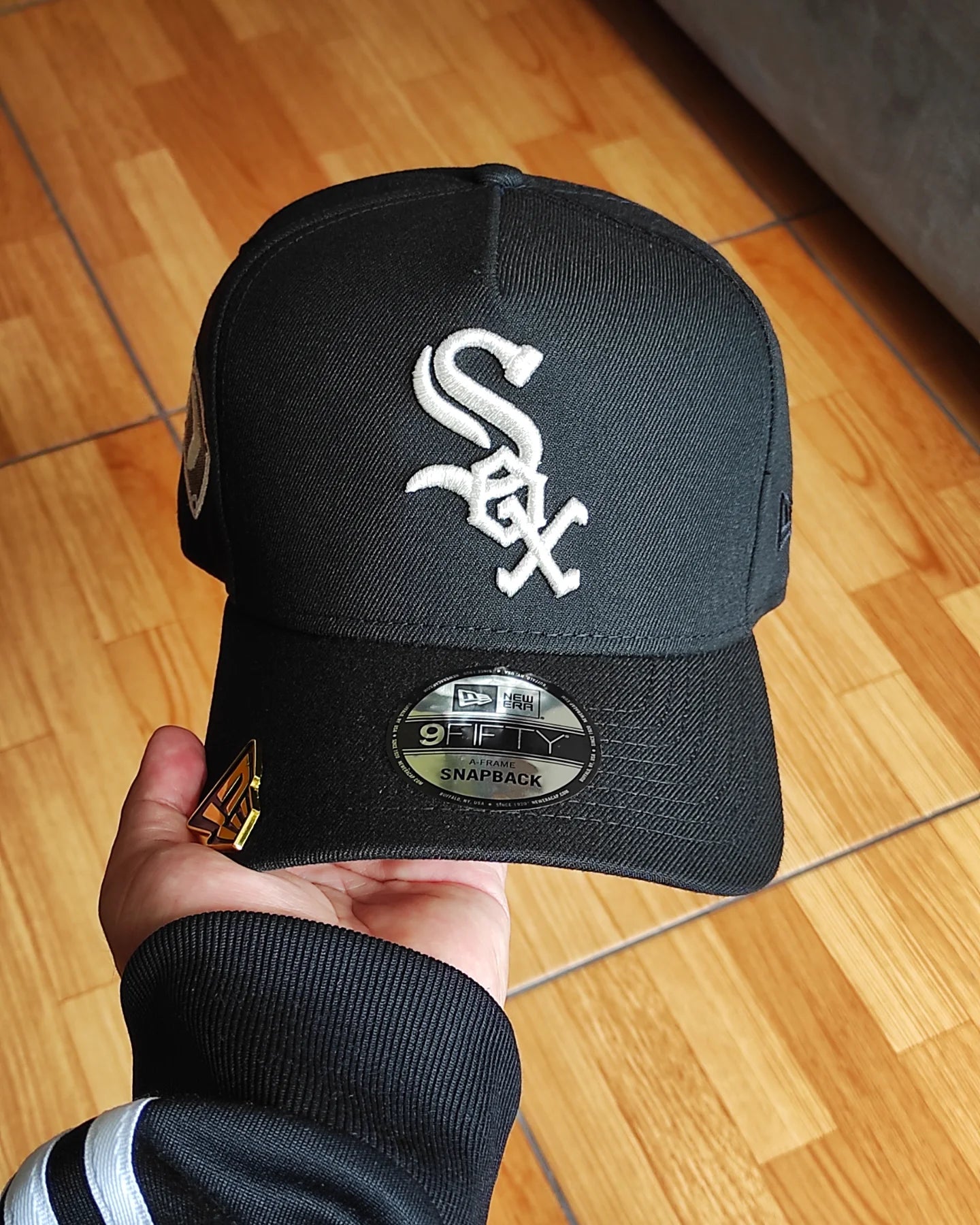 New Era Chicago White Sox Black Edition A Frame 9Fifty Snapback