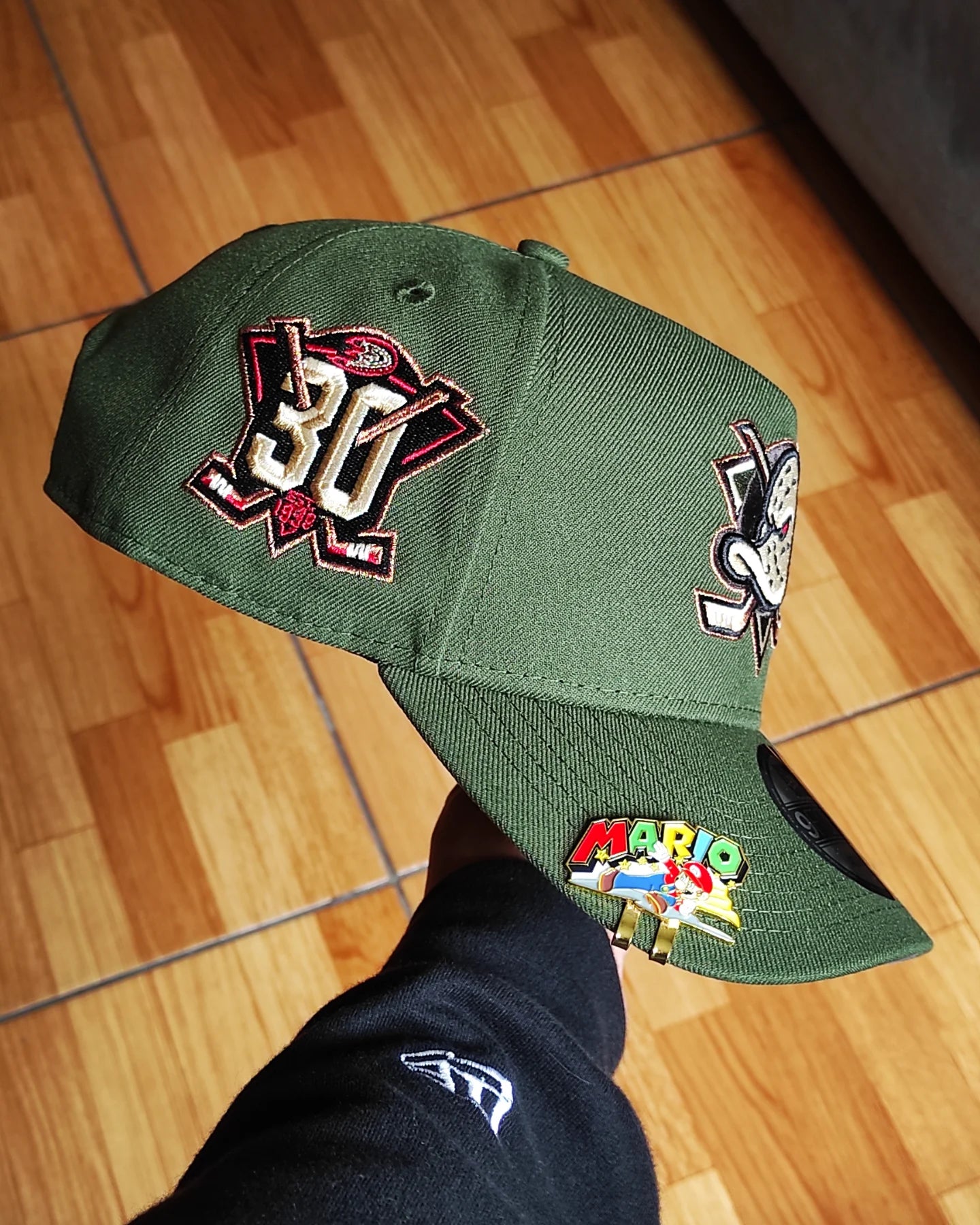 New Era Anaheim Ducks 30th Anniversary Horror Pack🔪 Green Edition 9Forty A Frame Snapback Hat