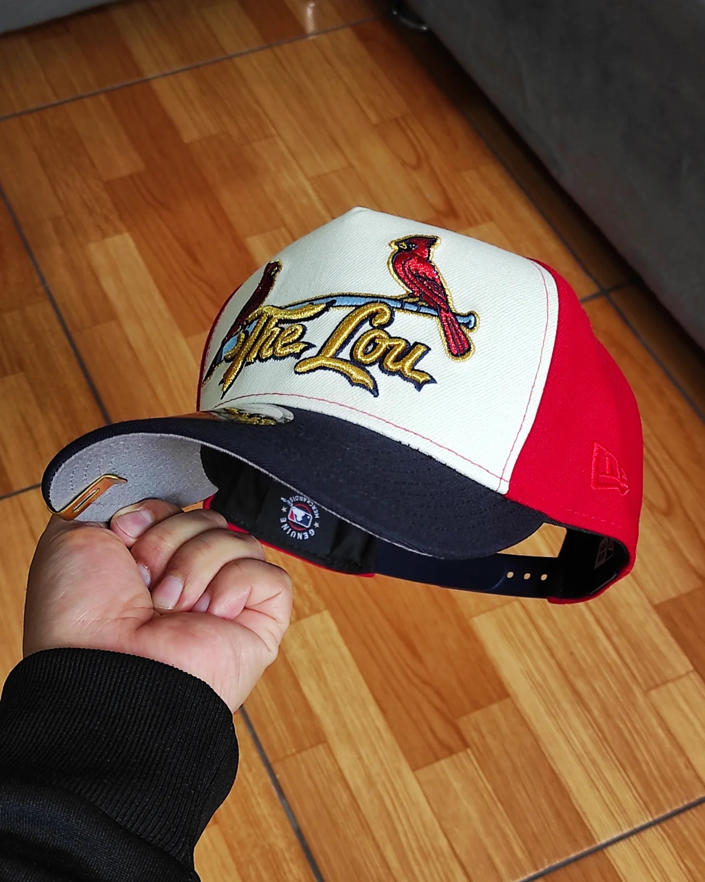 Red St. Louis Cardinals Navy 1982 World Series ñ New Era 9Fifty A-Frame Snapback