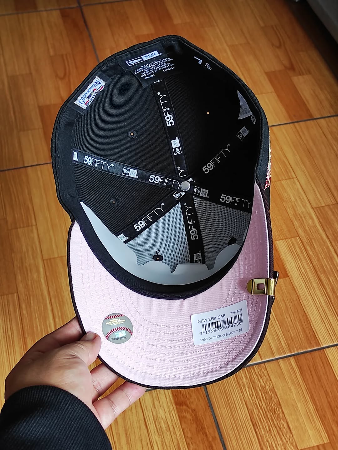 Detroit tigers mlb BLACK two tone pink uv/ New Era 59fifty