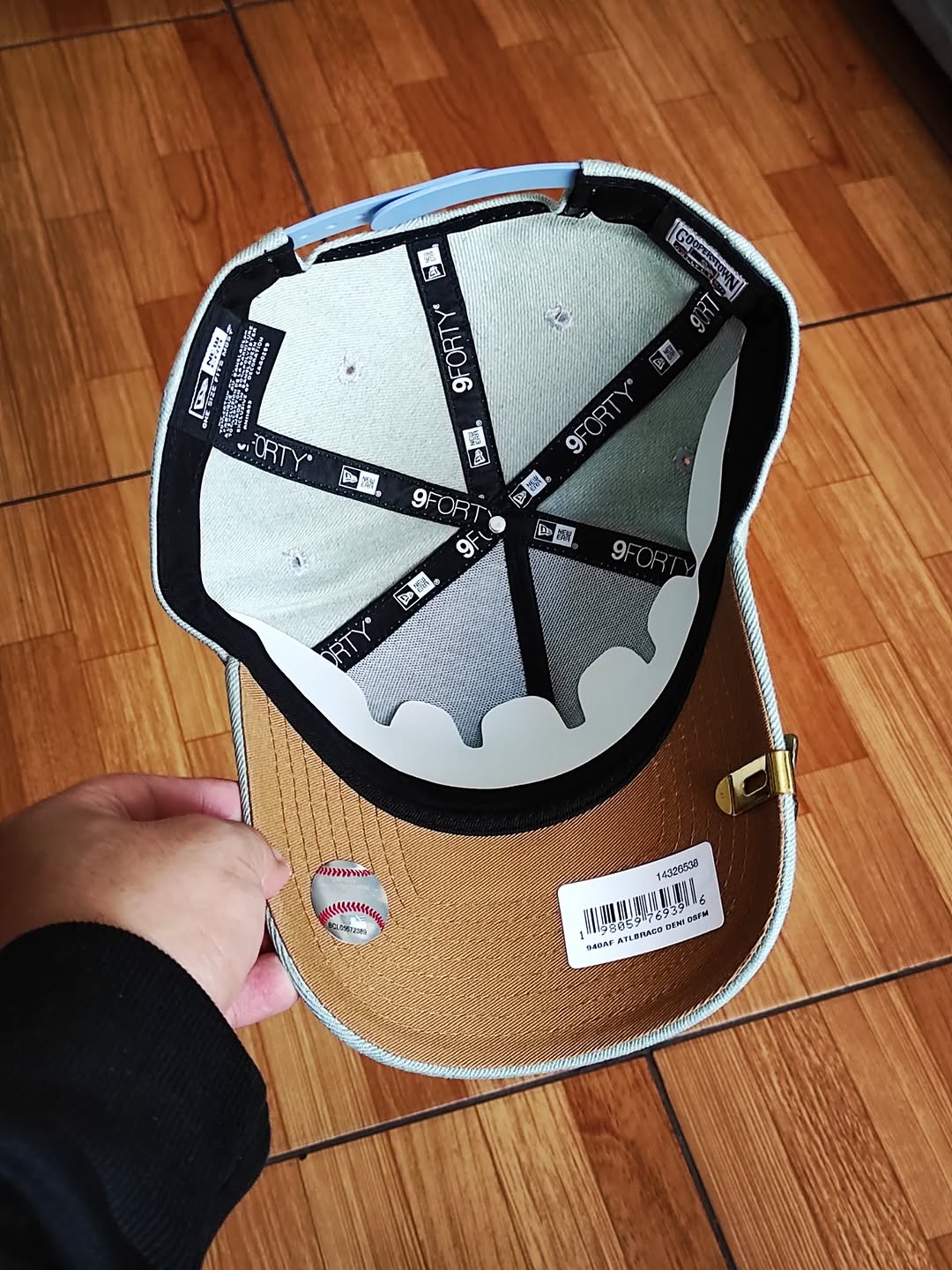 Atlanta braves 'Denim White' 9FORTY A-Frame Snapback