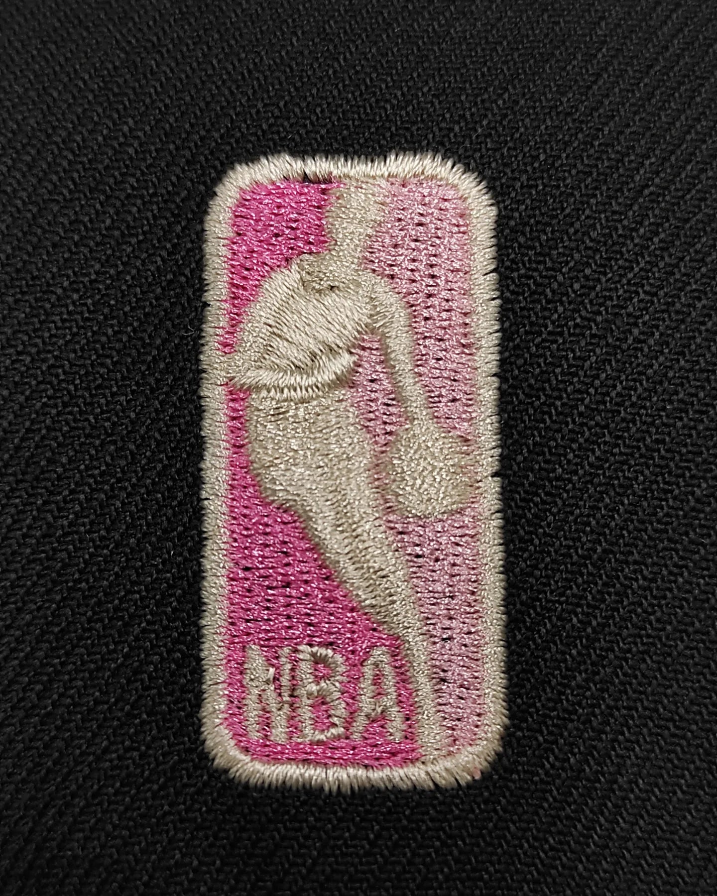 New Era 59fifty cookies and cream Chicago bulls nba patch hat - black/pink