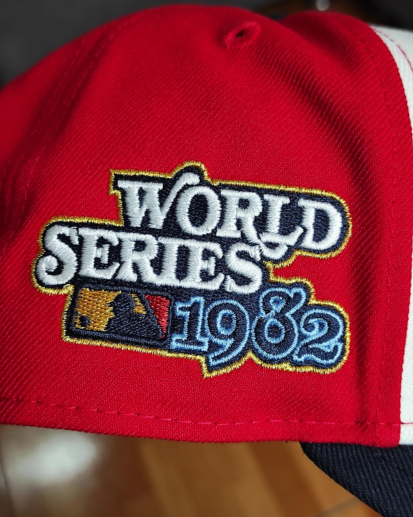 Red St. Louis Cardinals Navy 1982 World Series ñ New Era 9Fifty A-Frame Snapback