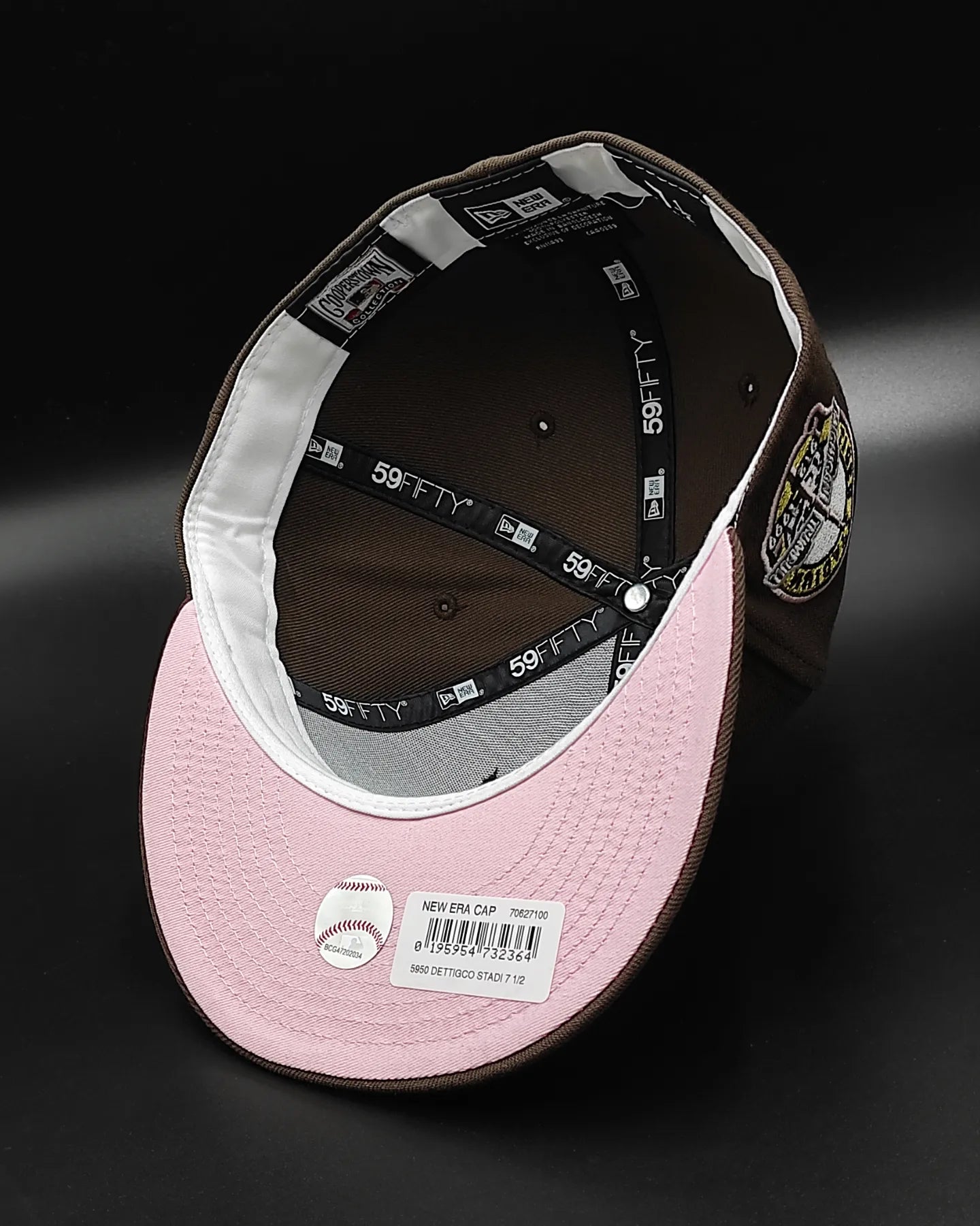 New Era Detroit Tigers STADIUM patch coffee pink edition 59fifty