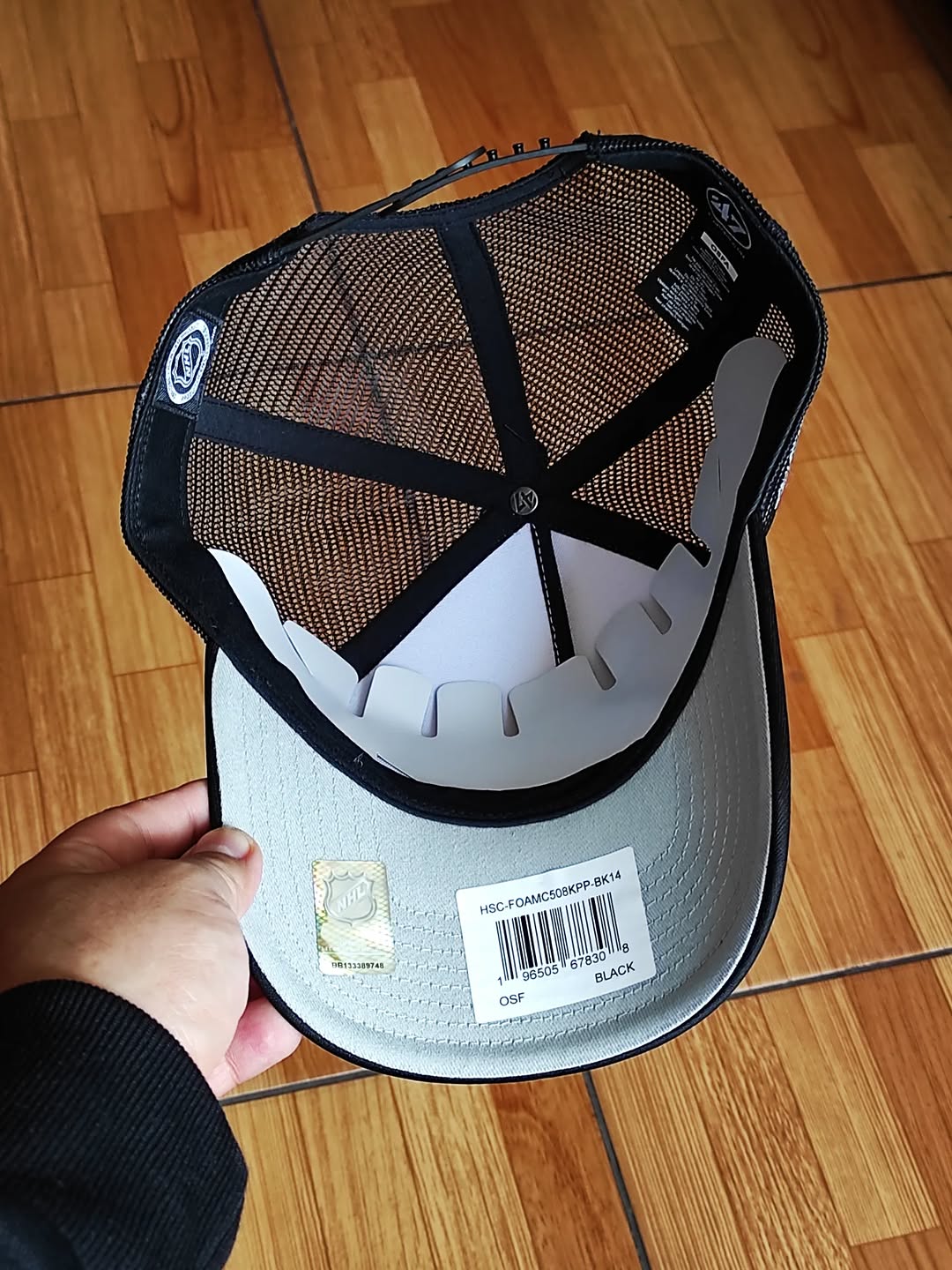 47Brand Los Angeles Kings vintage 2014 Stanley cup black foam Trucker Snapback