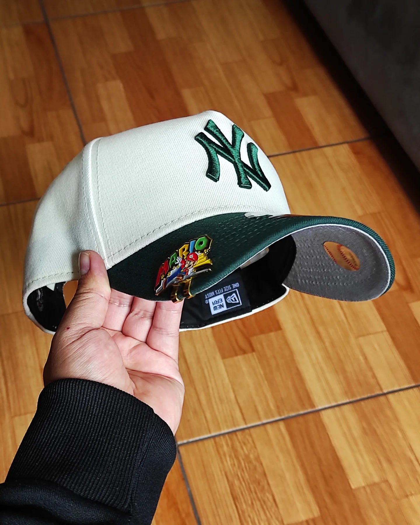 New Era New York Yankees chrome dark green 9Forty Snapback Hat