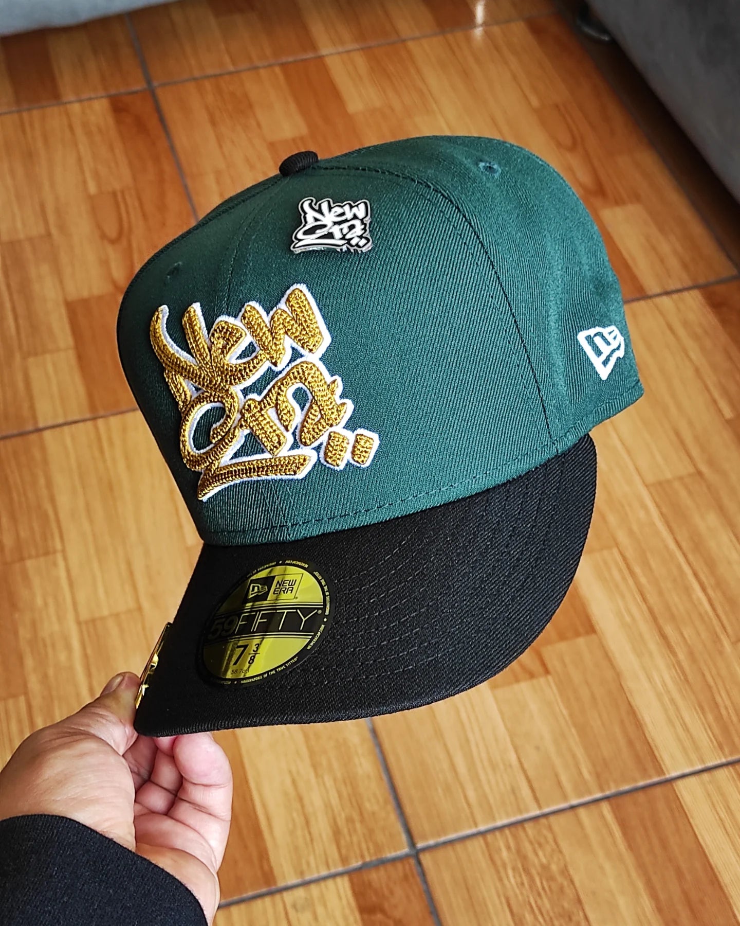 New Era Front script 59fifty fitted