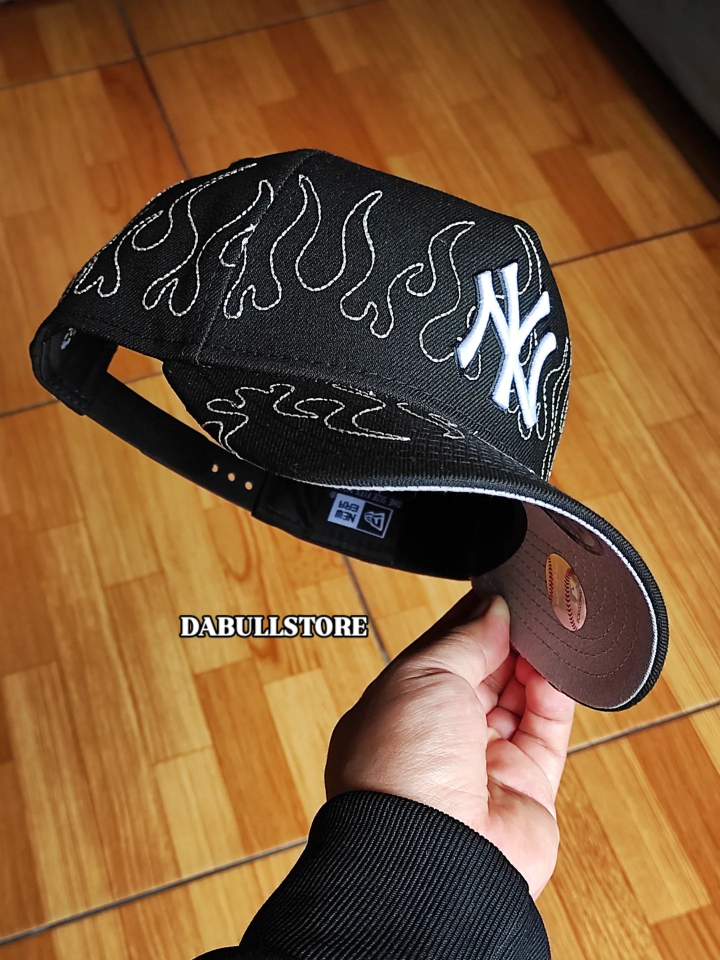 New Era New York Yankees flame black 9 FORTY A-FRAME – dabullstore
