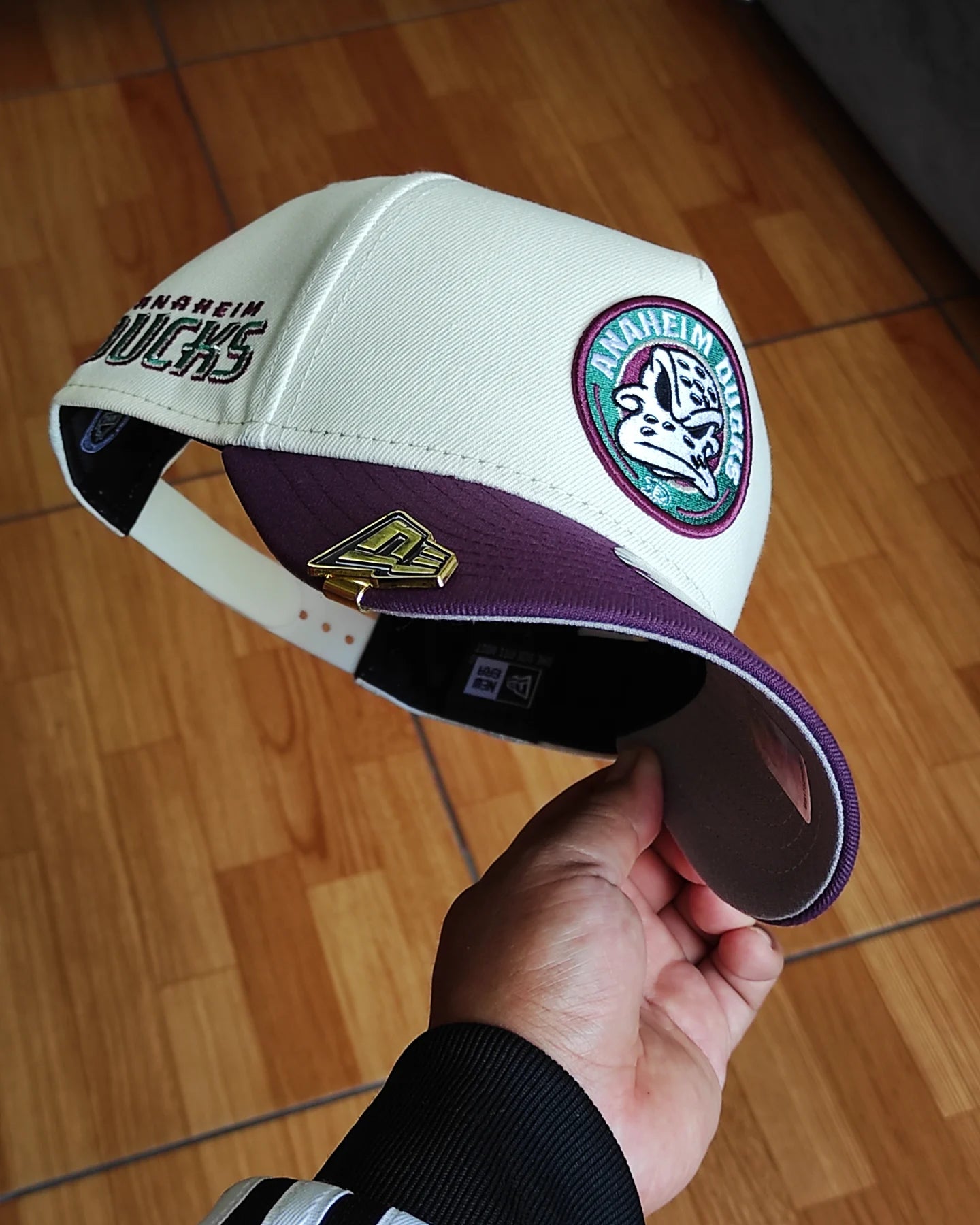 New Era Anaheim Ducks Chrome Two Tone Edition 9Forty A Frame snapback