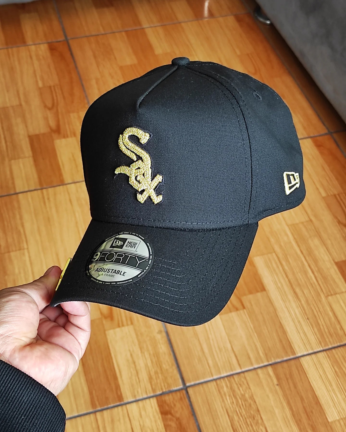 New Era White Sox ✨luxury black 9FORTY A-FRAME