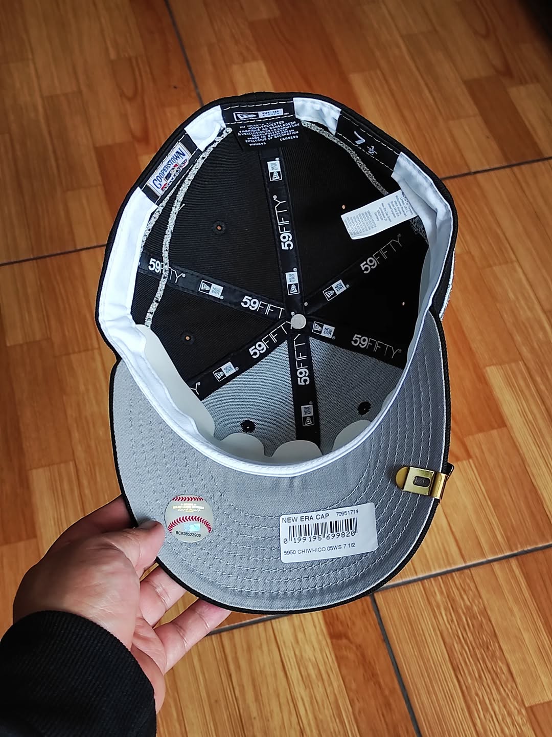 New Era White sox chain✨️ wrap black 59FIFTY Fitted