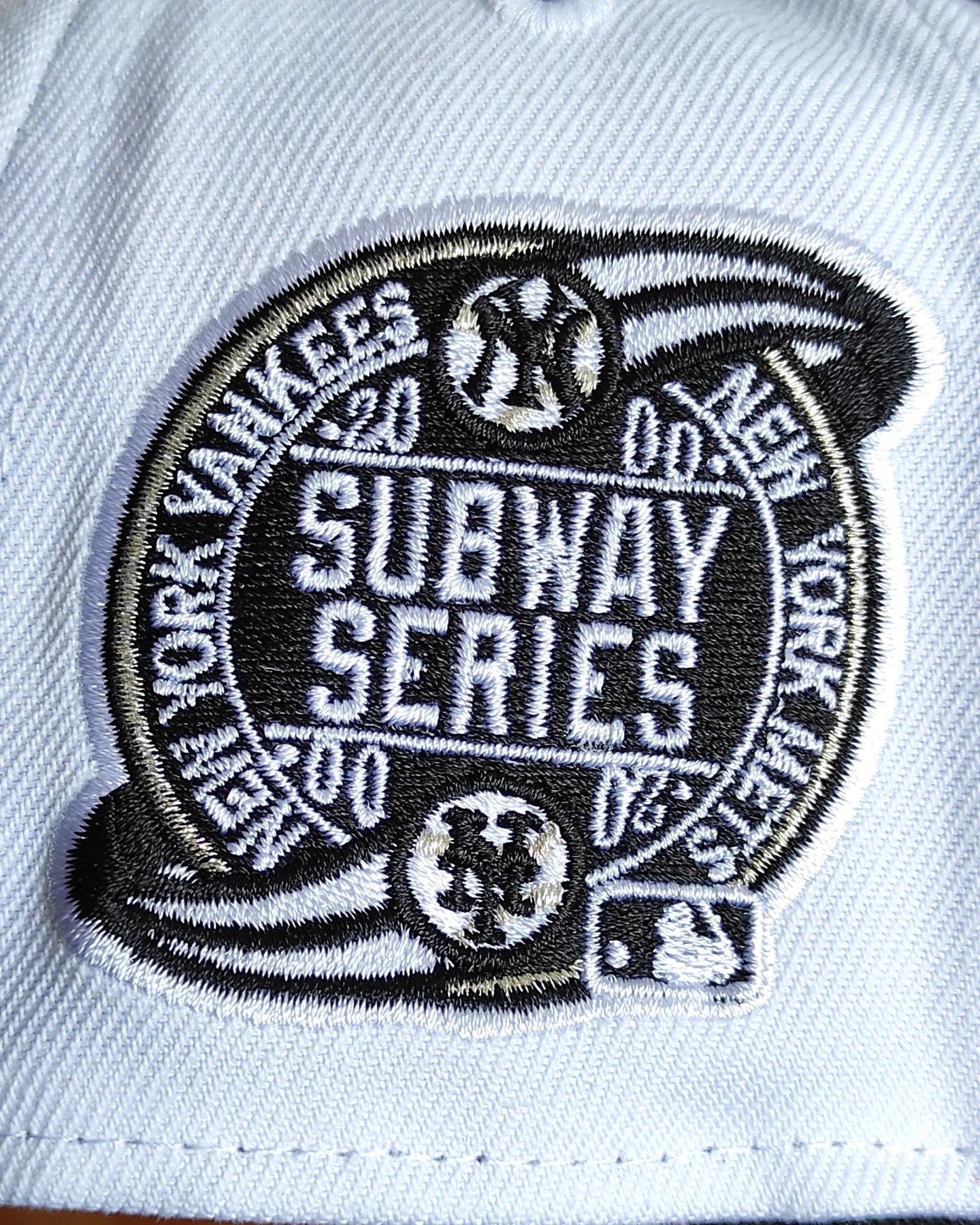 New Era New York Yankees vs Mets Subway Series black and White 9 FIFTY Snapback