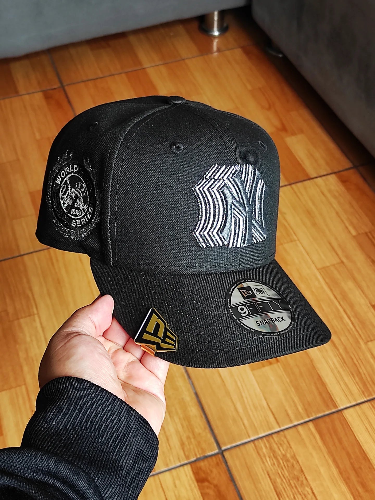 New Era New York Yankees 1949 World Series Black Edition 9Fifty Snapback Hat