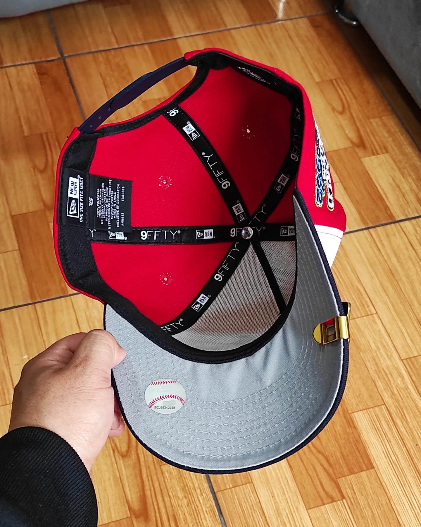 Red St. Louis Cardinals Navy 1982 World Series ñ New Era 9Fifty A-Frame Snapback