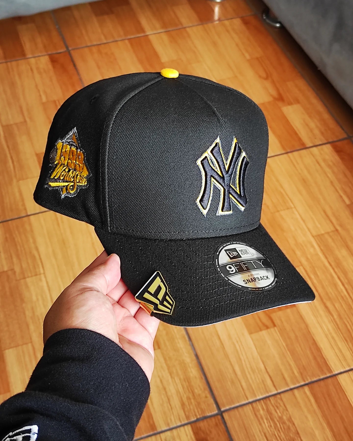 New Era New York Yankees World Series 1999 Black 9Fifty A Frame Snapback Hat