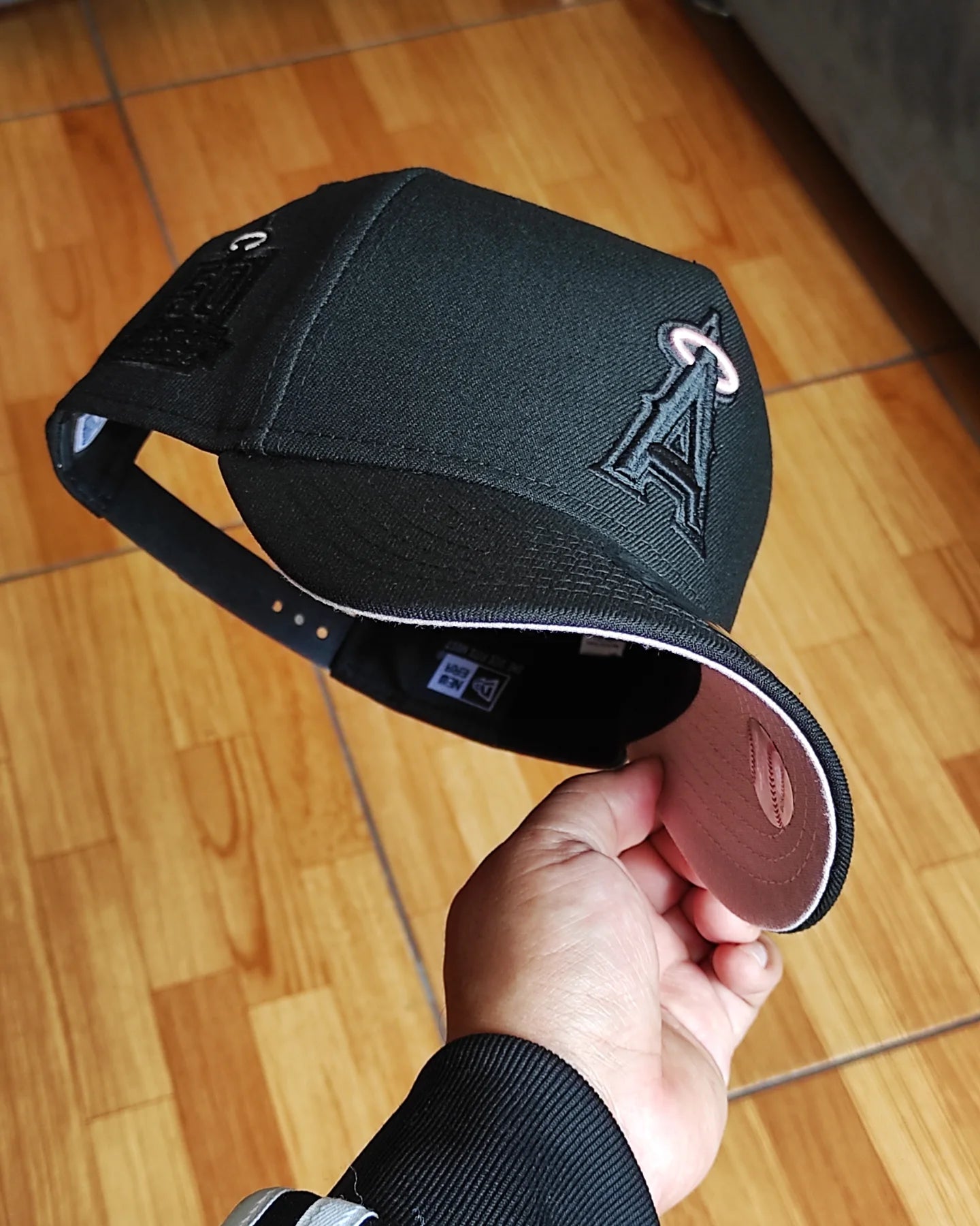New Era Anaheim Angels black/pink 9 FORTY A-FRAME