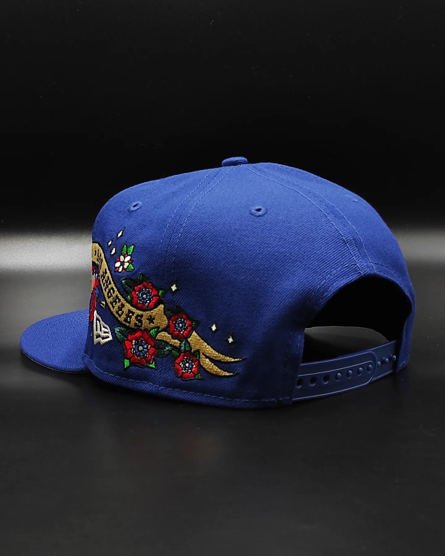 Los Angeles Dodgers Gray Bottom City Art Side Patch New Era 9Fifty Snapback - Royal Blue