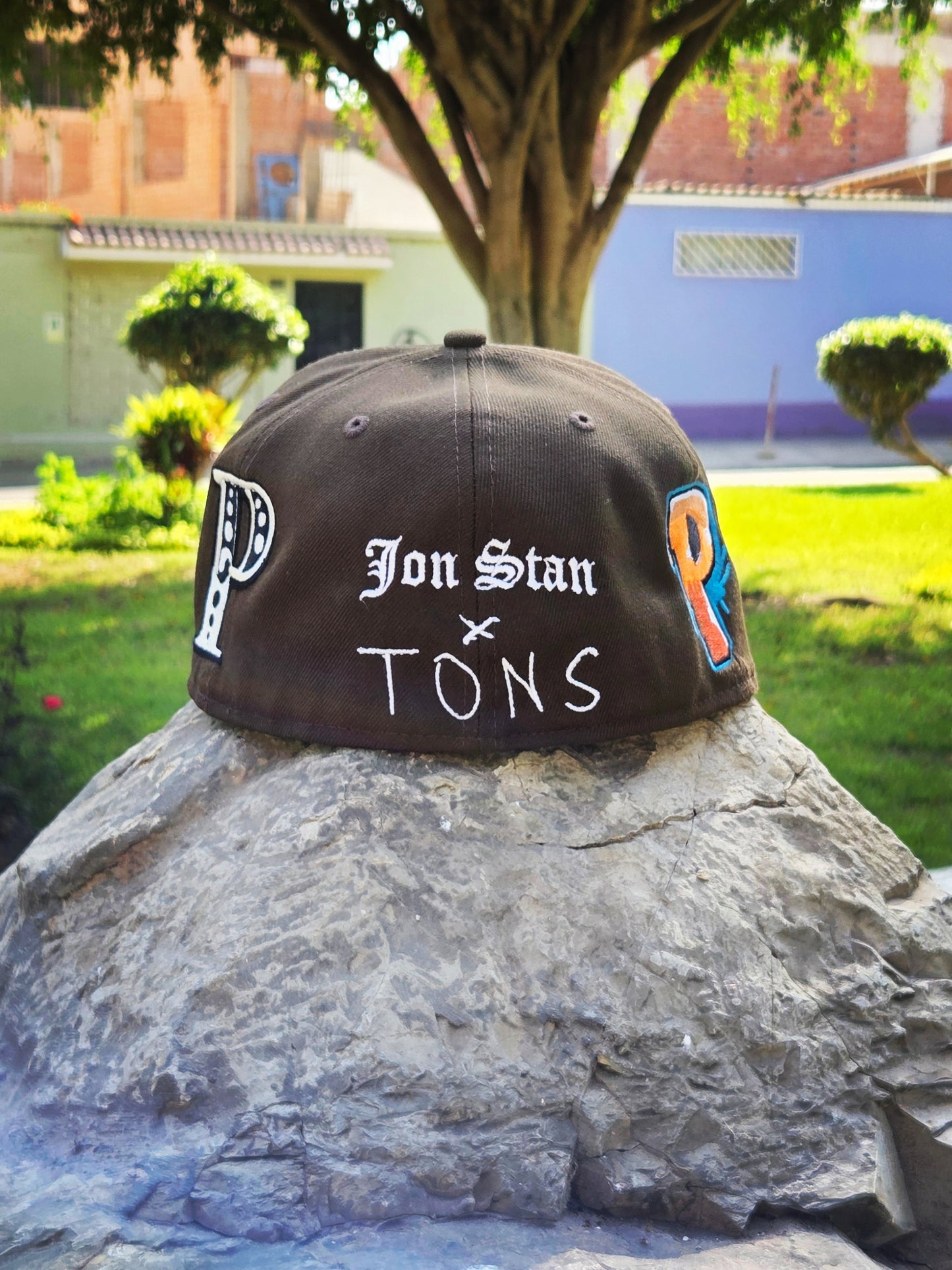 Jon Stan x TONS Pittsburgh P Fitted Hat.