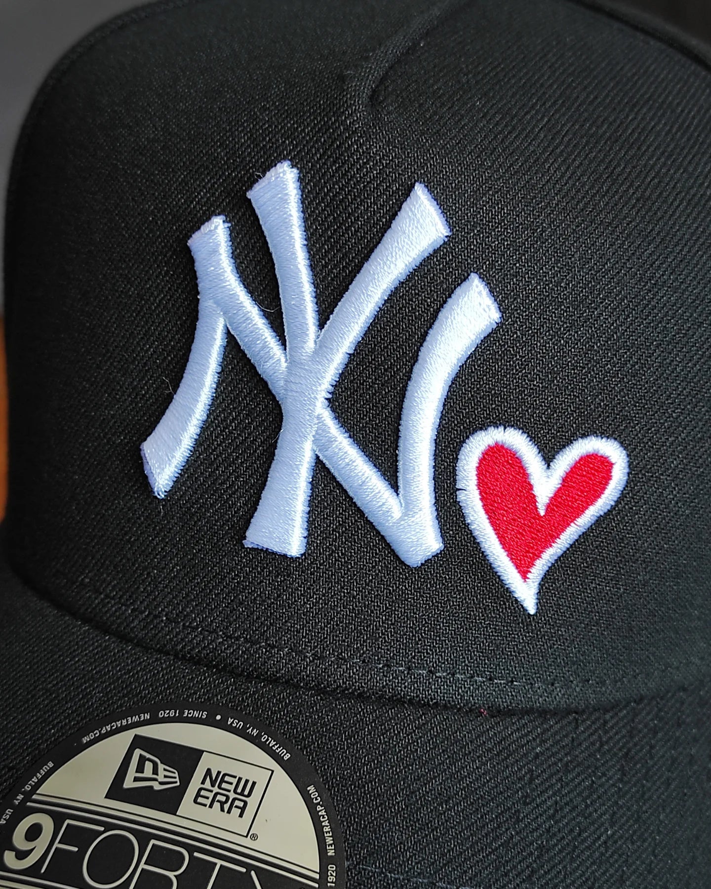 New Era New York Yankees HEART ♥️ world series 9 FORTY A-FRAME