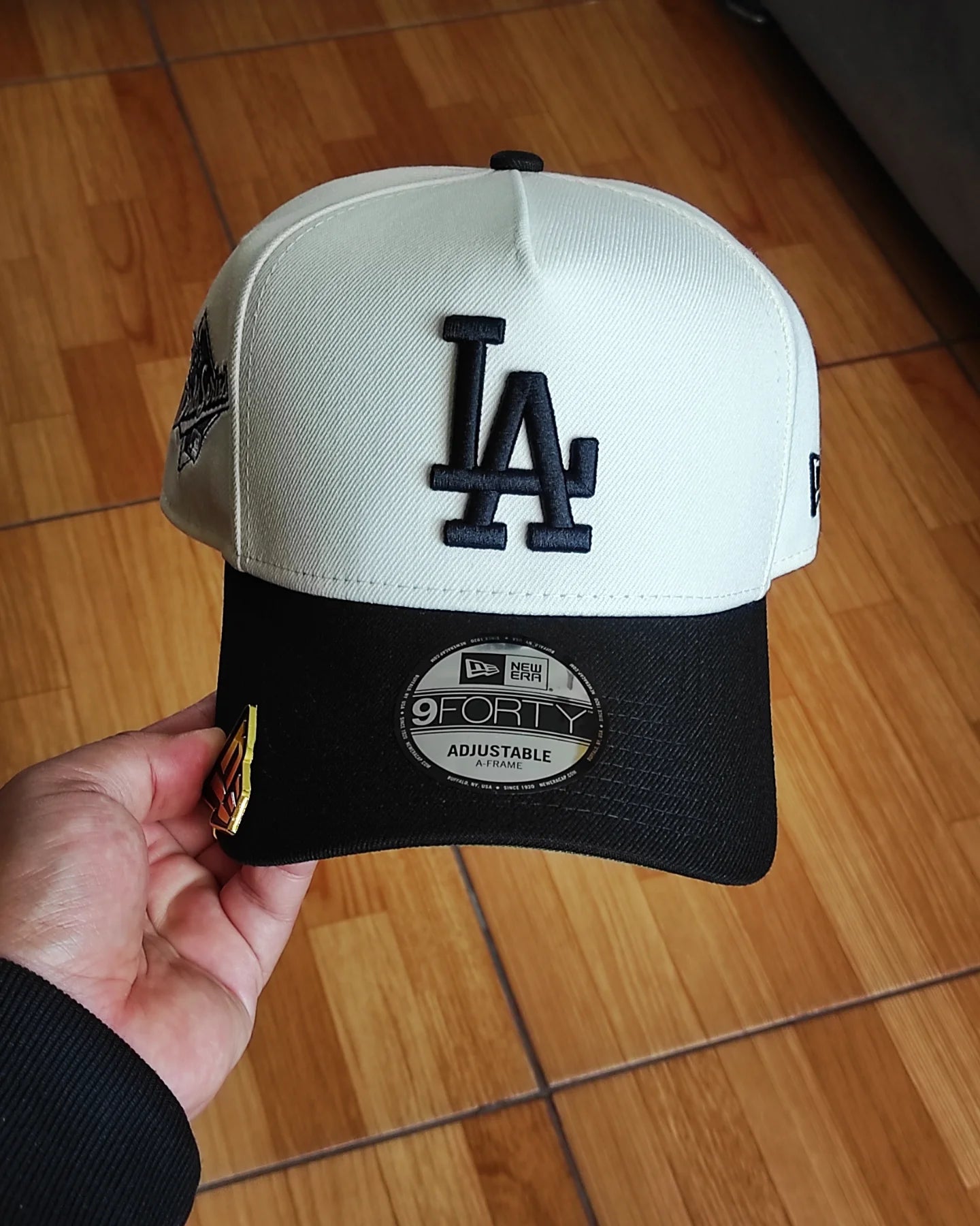 New Era Los Angeles Dodgers world series 1999 Chrome black 9 forty A-FRAME