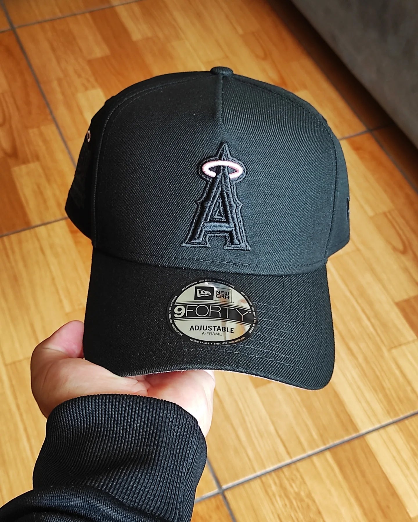 New Era Anaheim Angels black/pink 9 FORTY A-FRAME