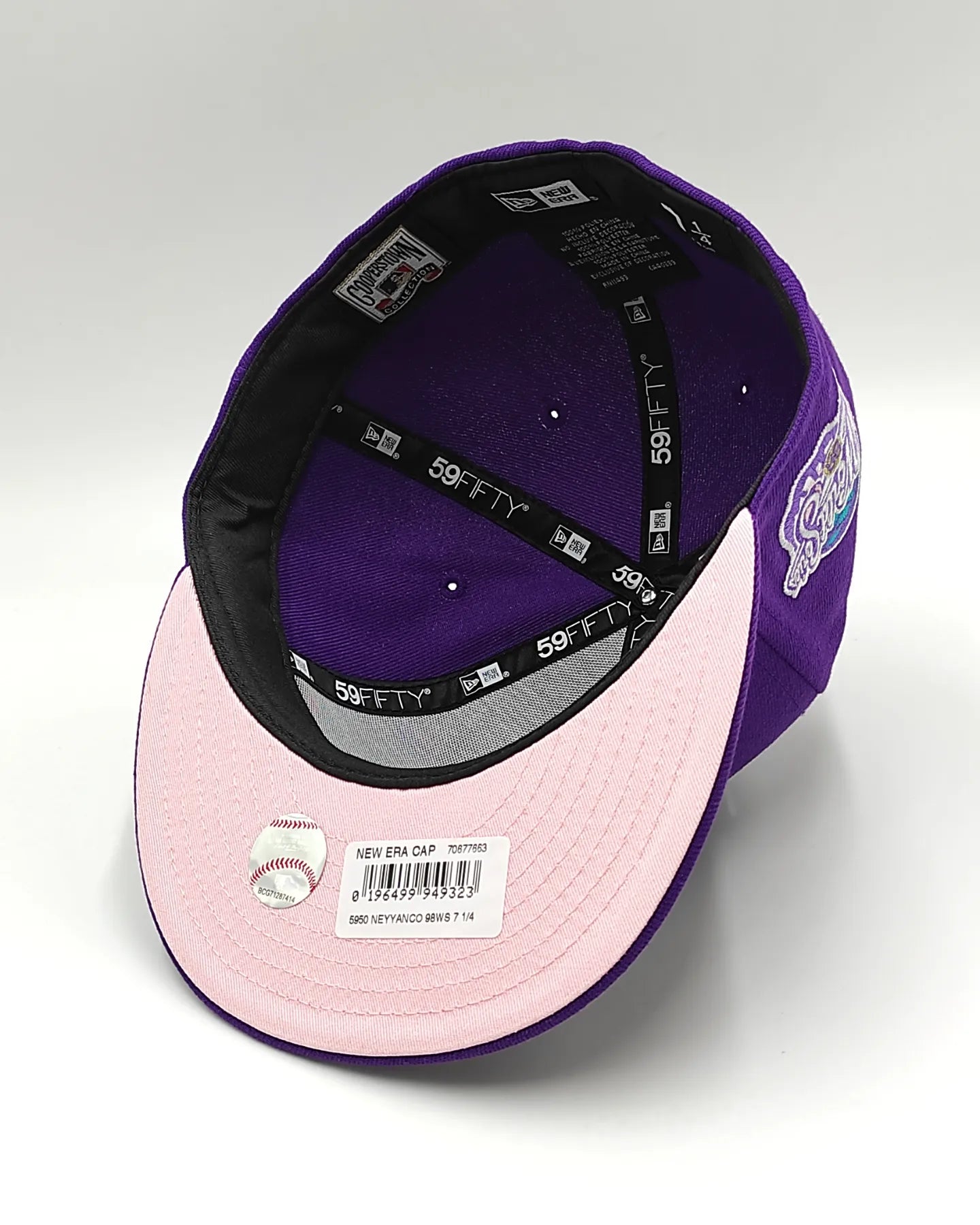 New Era New York Yankees world series 1998 purple pink edition 59fifty fitted cap