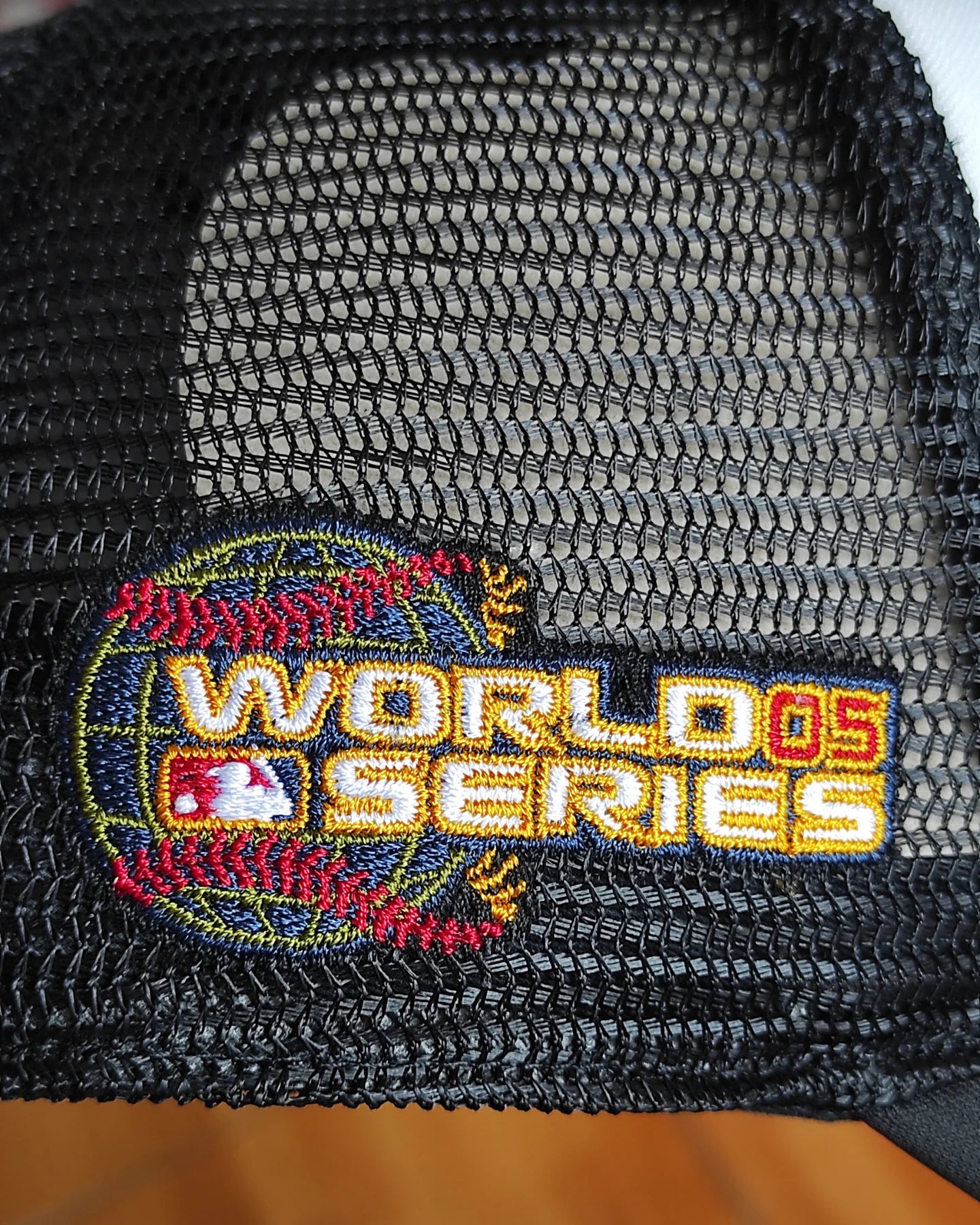 47Brand Chicago White Sox black white world series foam Trucker Snapback