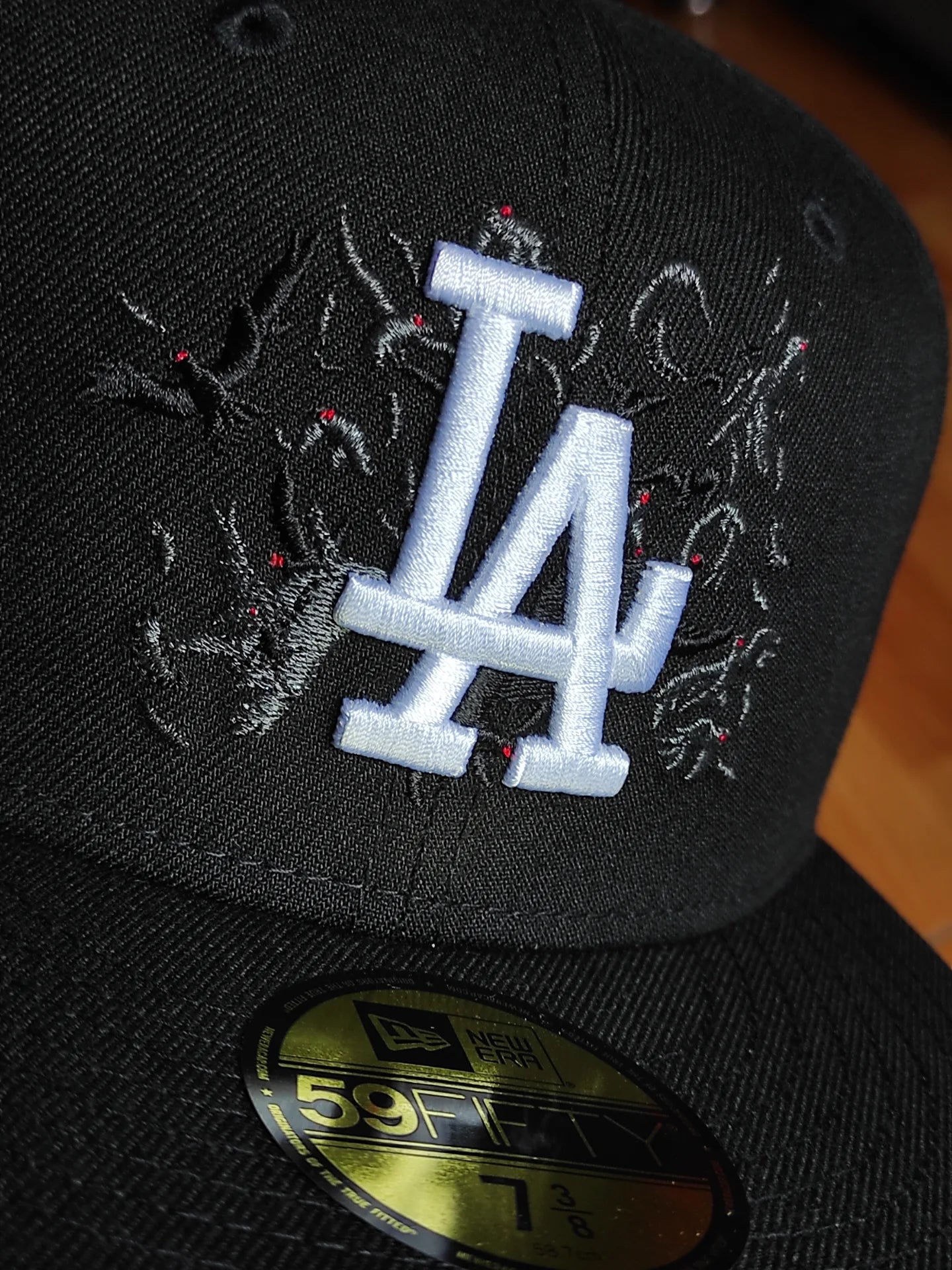 New Era Los Angeles Dodgers 40th Anniversary Black Crows Edition 59Fifty Fitted Hat