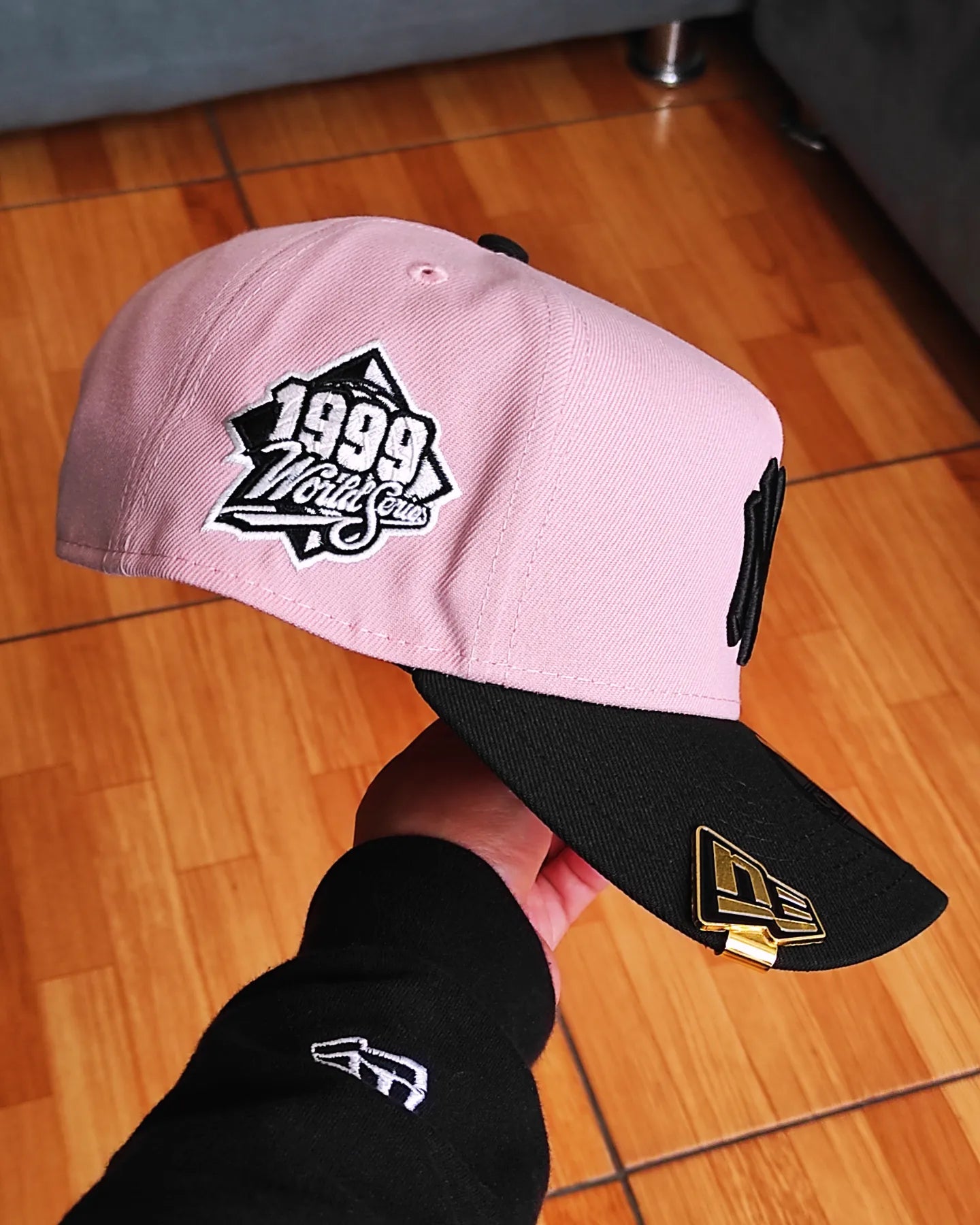 New Era New York Yankees black pink 9 forty A-FRAME