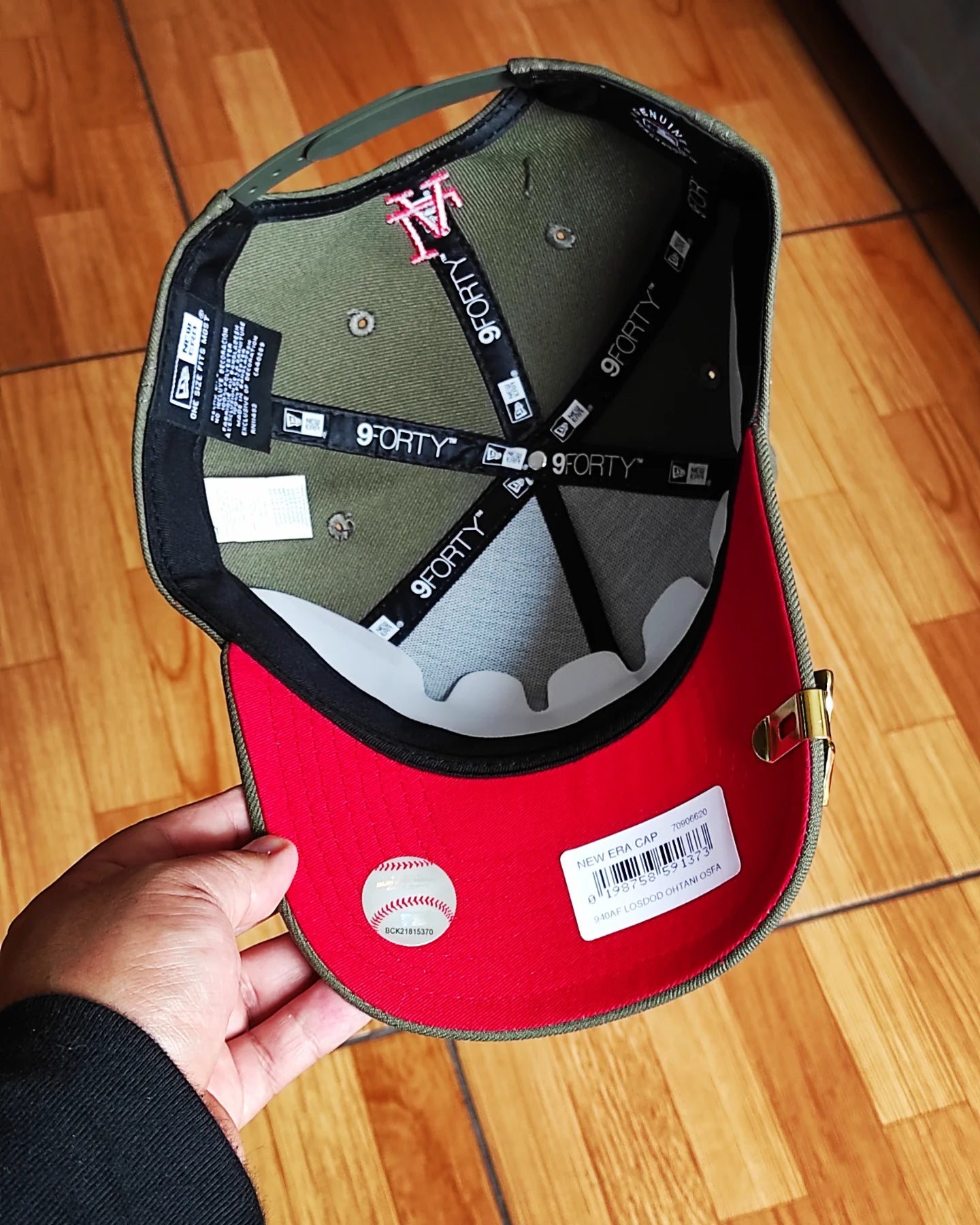 New Era Los angeles Dodgers OTHANI olive red 9 FORTY AFRAME