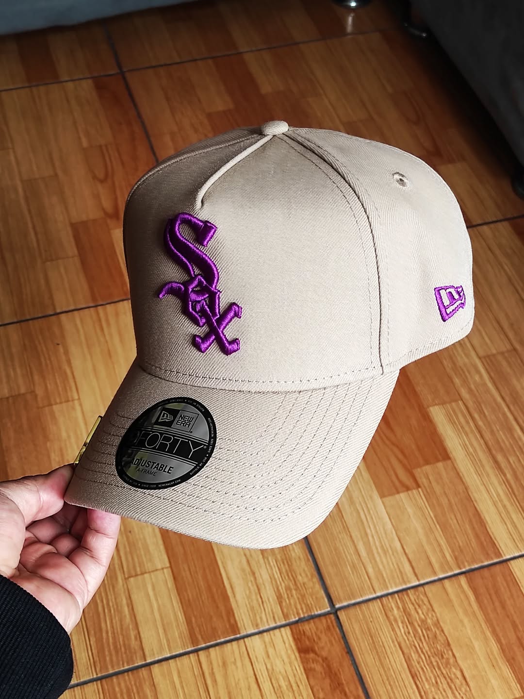 New Era Chicago white Sox 125 aniversario camel 🍇 9forty A-FRAME Snapback