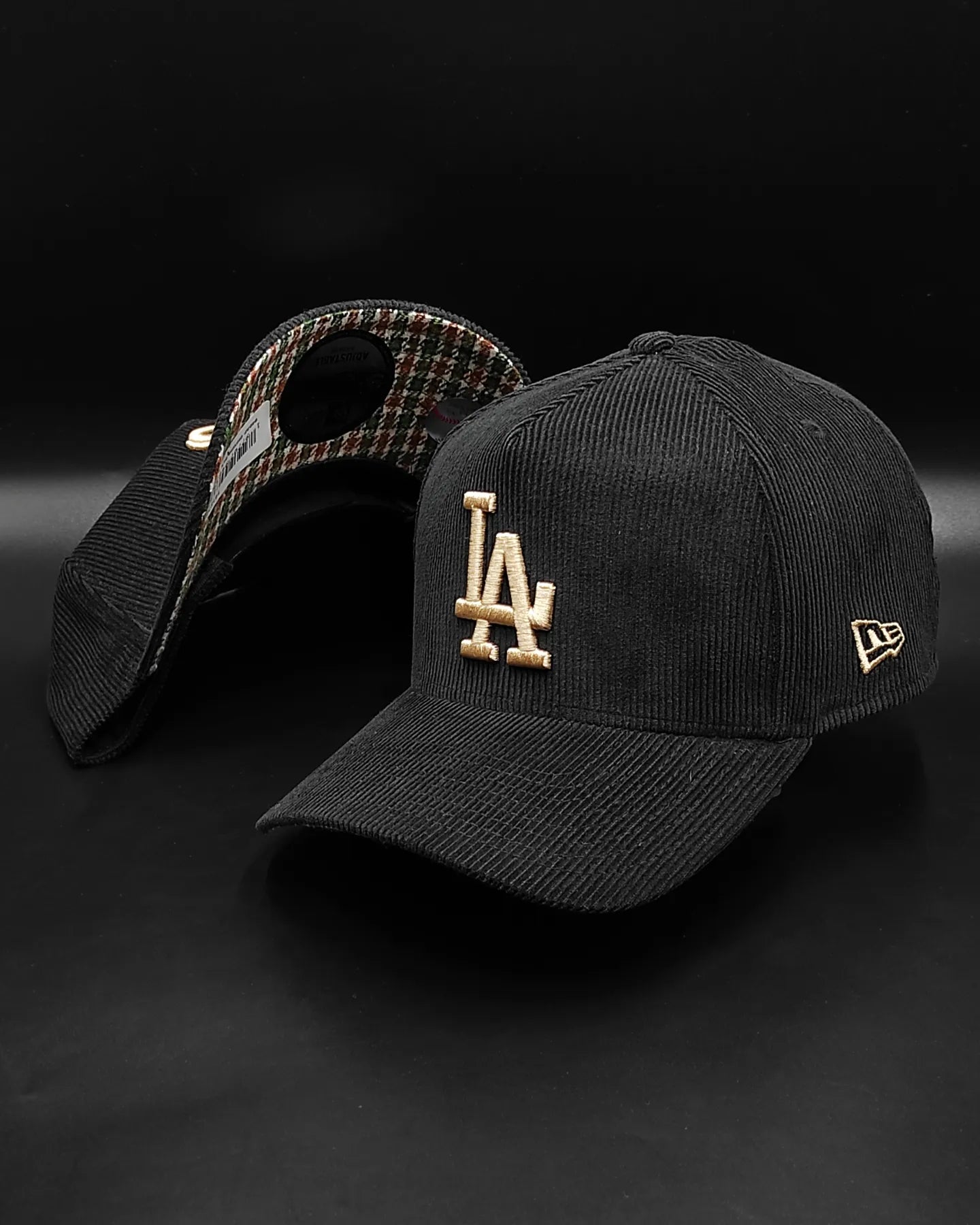 New Era Los Angeles Dodgers"Corduroy Black" 9 Forty A-FRAME snapback