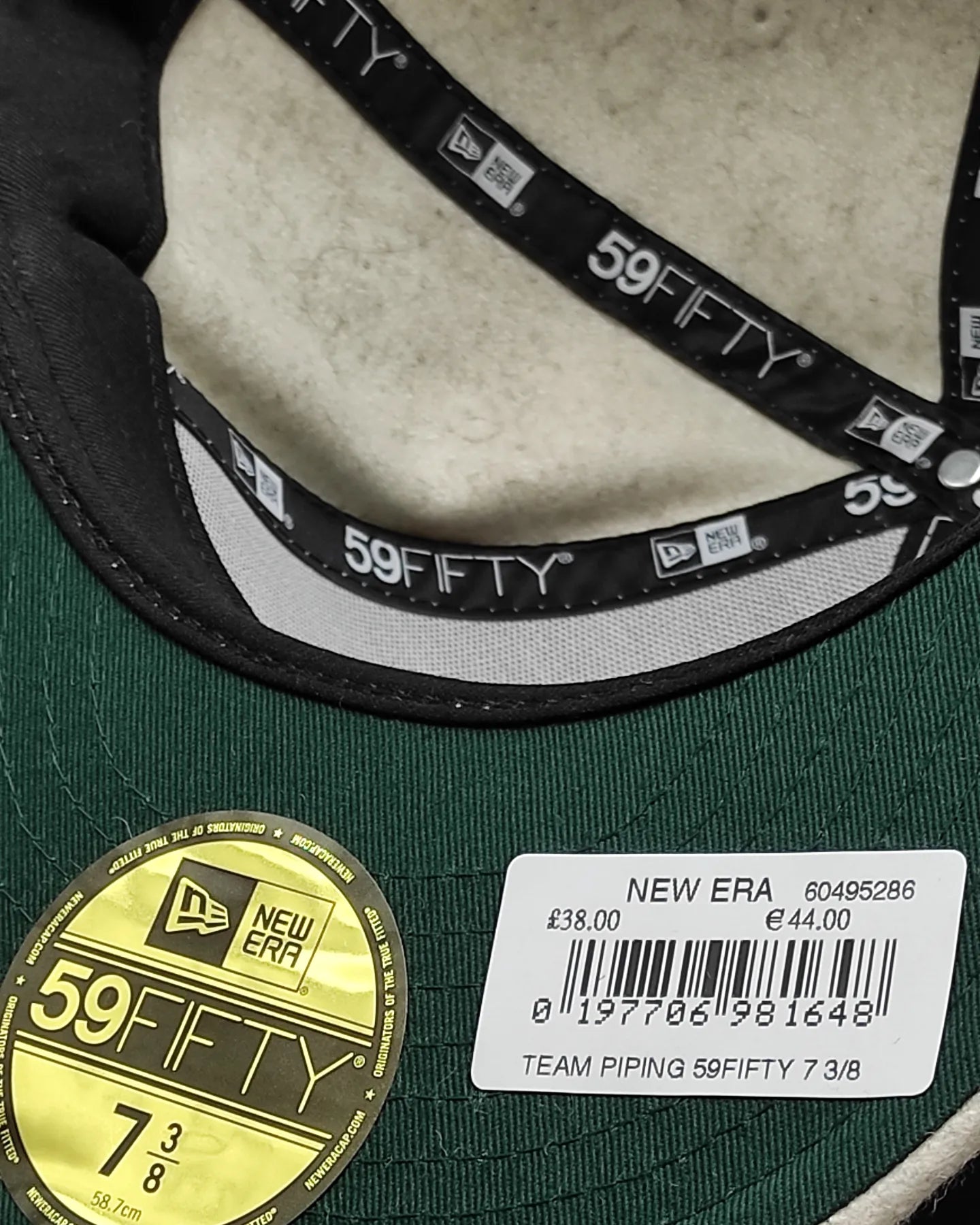 New Era Europa LA Dodgers Team Piping Wool 59FIFTY Fitted