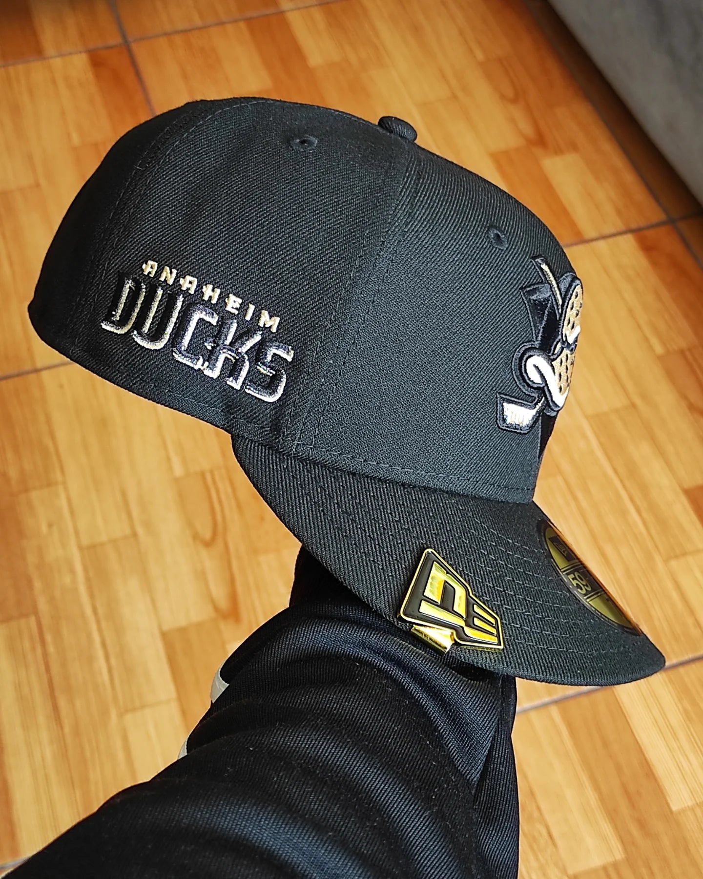 New Era Anaheim Ducks Blackout Prime Edition 59Fifty Fitted Hat