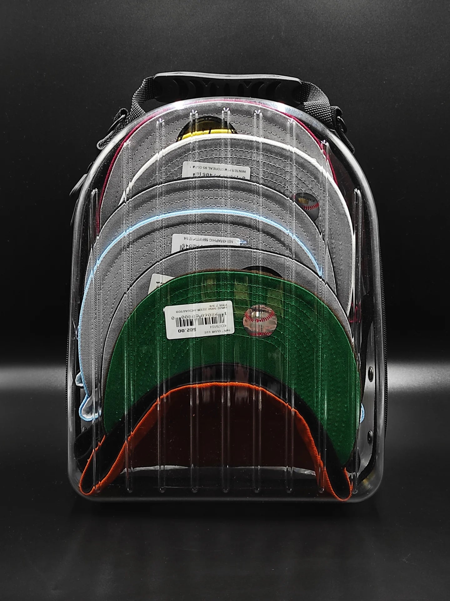 Cap Carrier para 6 gorras transparente