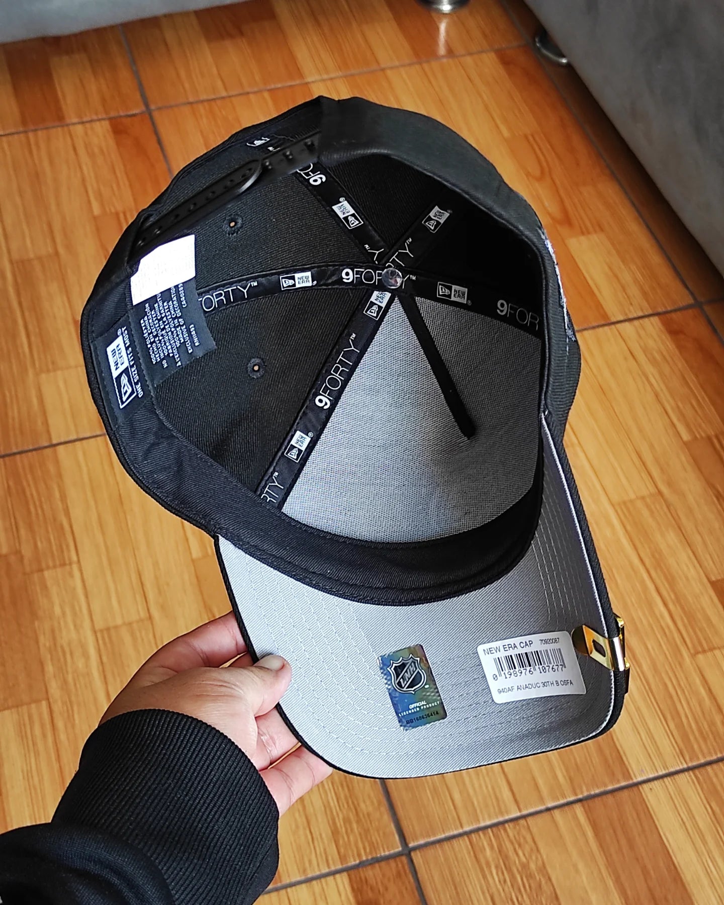 New Era Anaheim Ducks 30th aniversario black prime 9FORTY A-FRAME