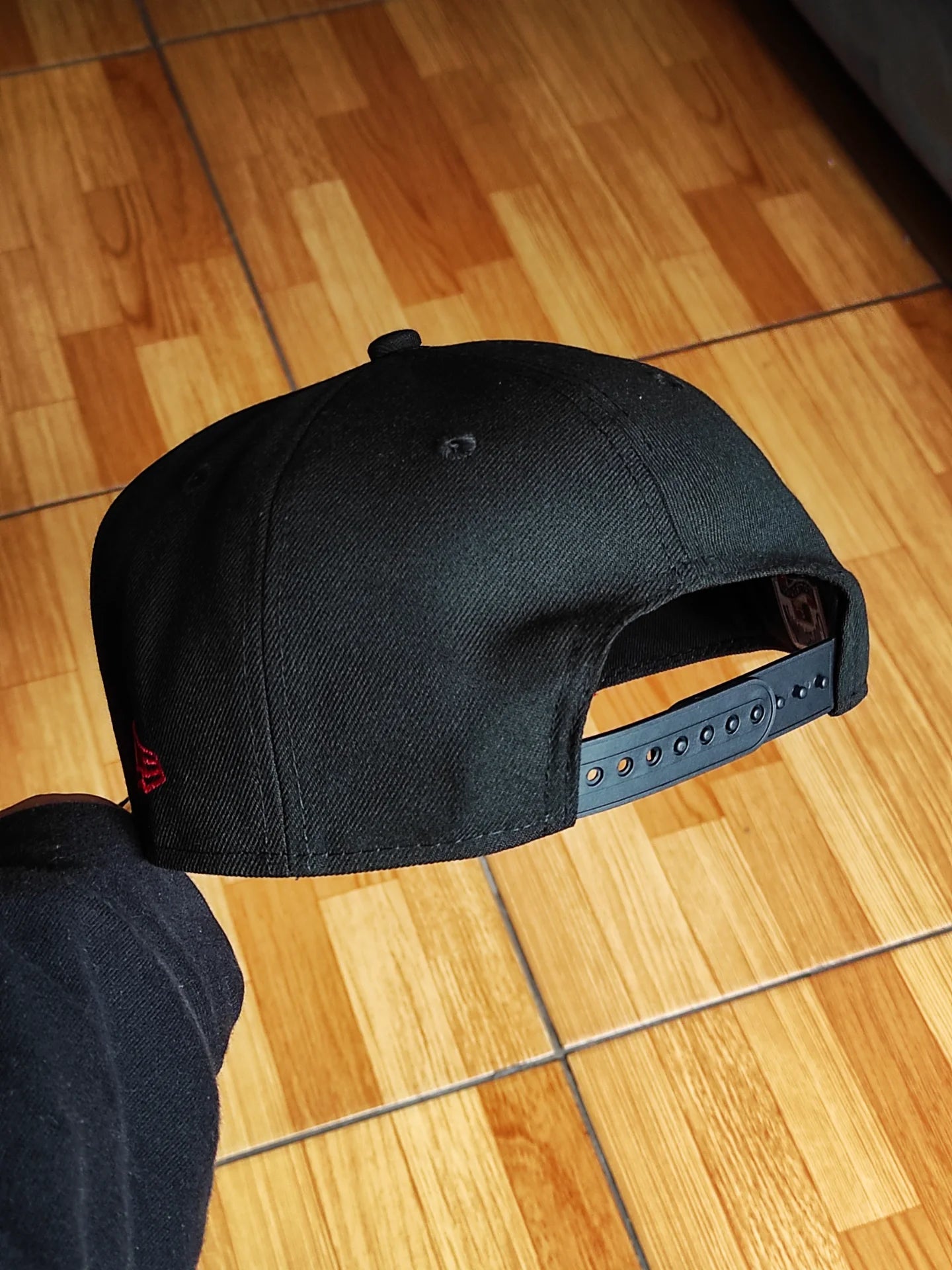 New Era Los Angeles Dodgers 50th Anniversary Blackout Red Prime Edition 9Fifty A Frame Snapback