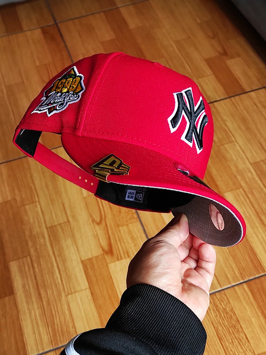 New Era New York Yankees 1999 World Series Scarlet Edition 9Fifty Snapback Hat