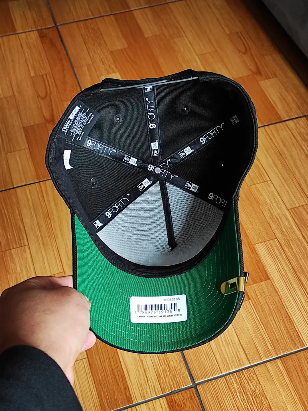 New Era of Compton black 9Forty A-frame Snapback