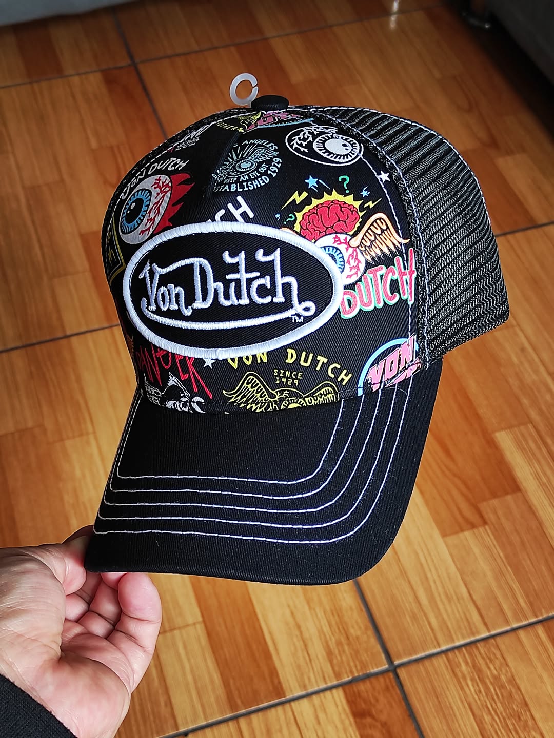 Von Dutch Black Jax Trucker Hat Jax Black Trucker Hat | Von Dutch main image 3