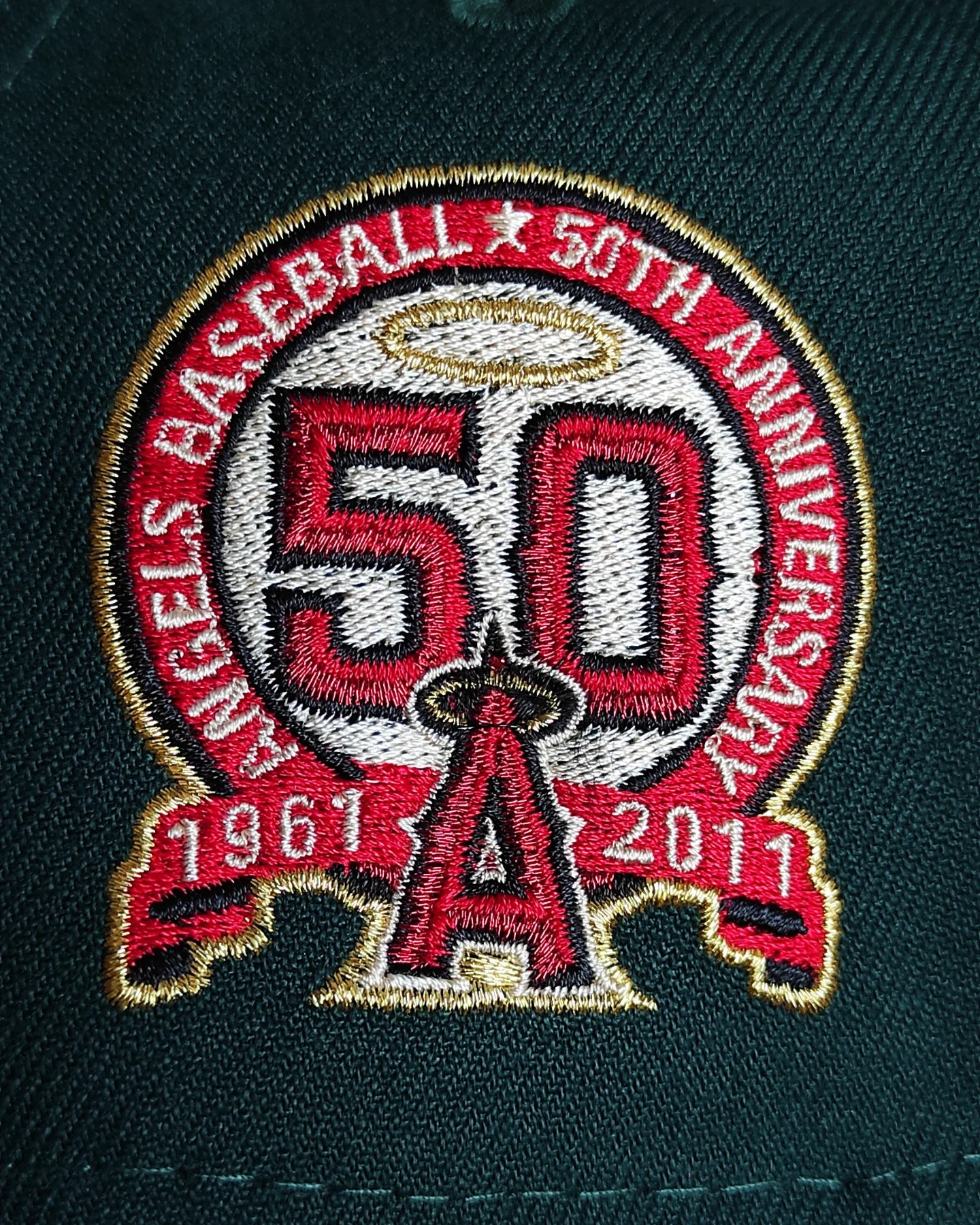 New Era Anaheim Angels 50th aniversario dark green 9FORTY A-FRAME SNAPBACK