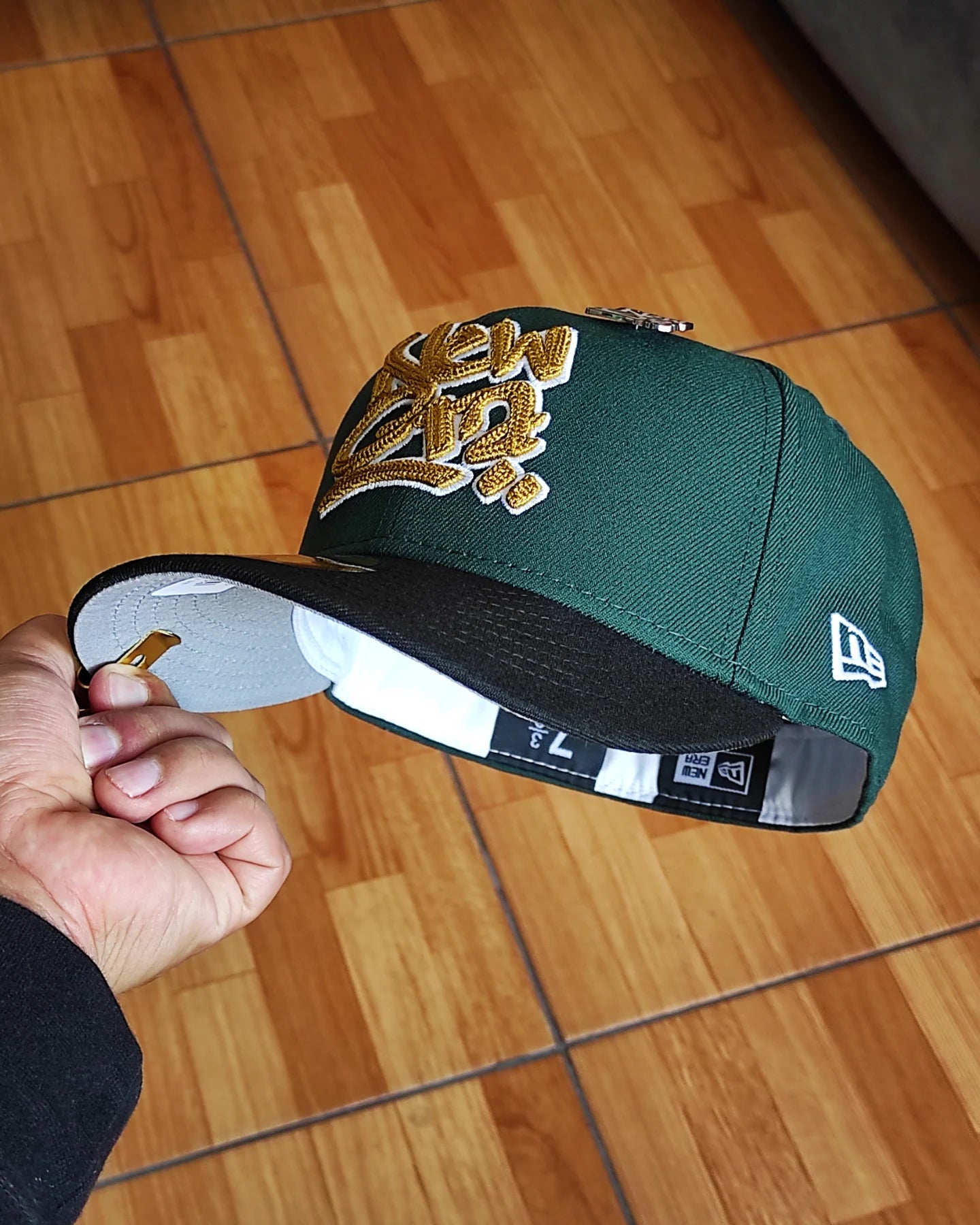 New Era Front script 59fifty fitted