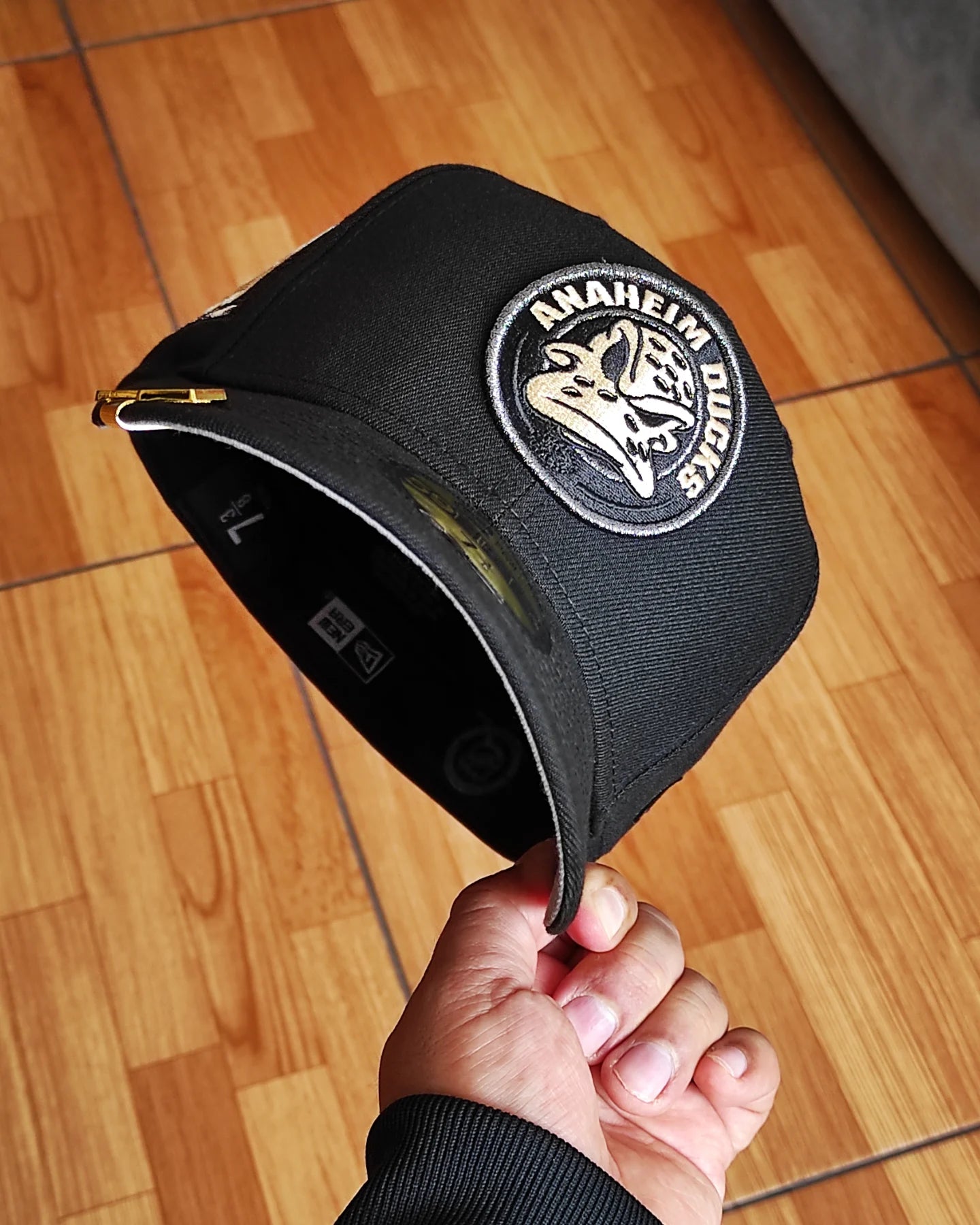 New Era Anaheim Ducks 30th Anniversary Black Prime Edition 59Fifty Fitted Hatp